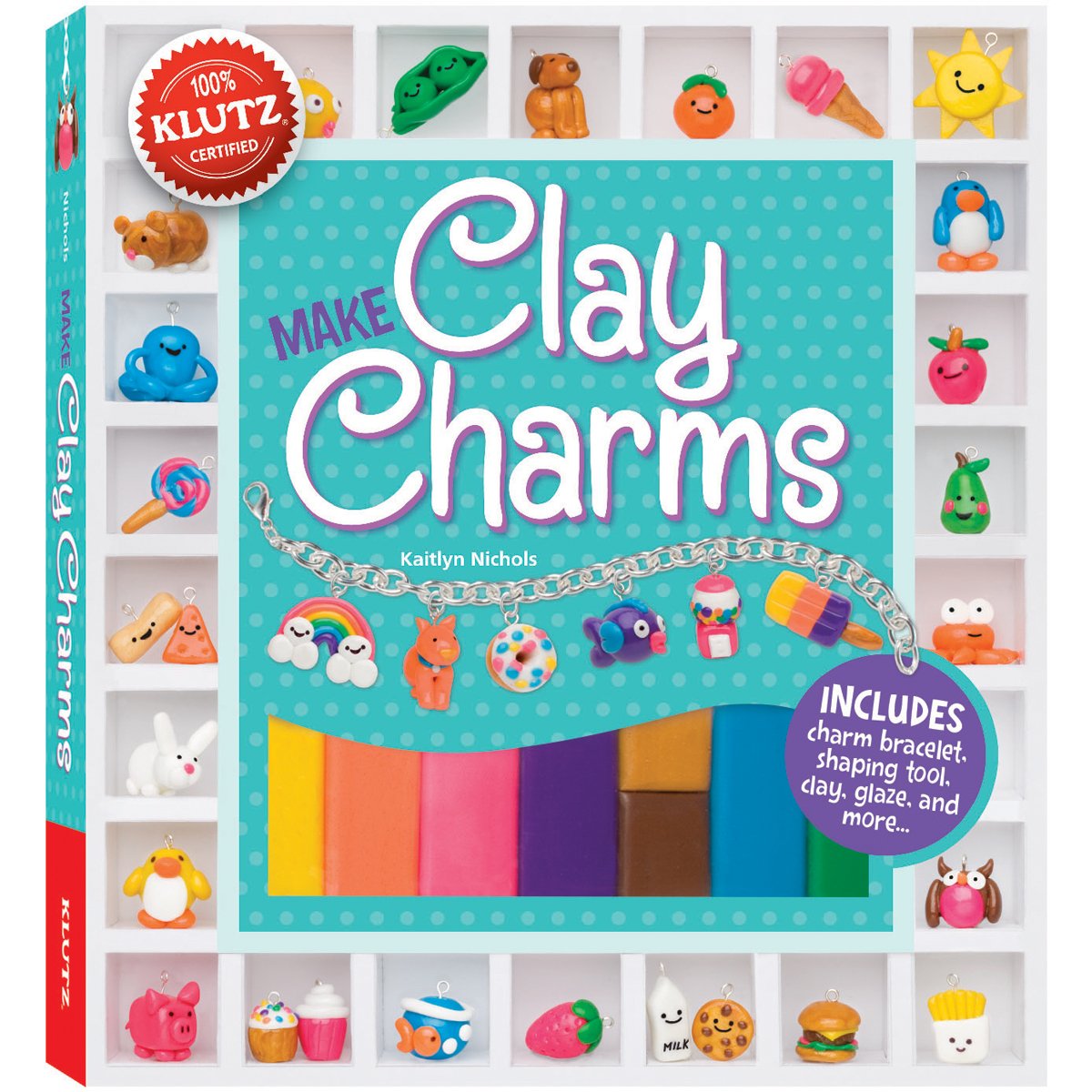 Make Clay Charms - by               
		   Kaitlyn Nichols     
       			(Author) 
       	             Format: Paperback Official Imagery - 2