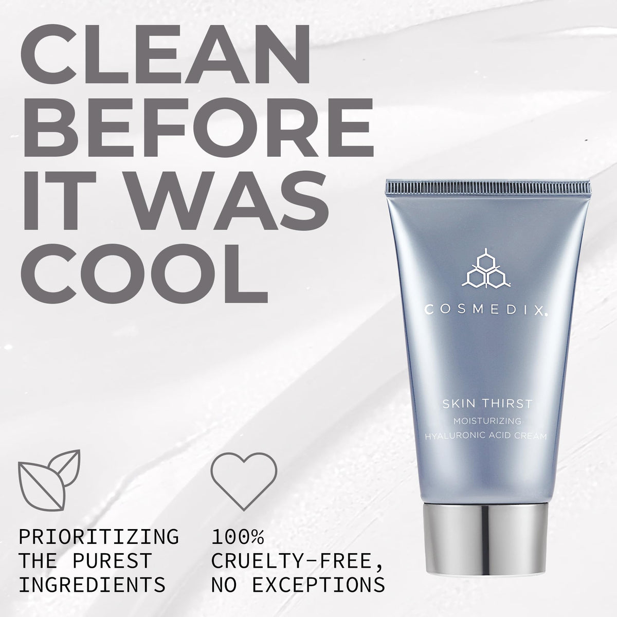 COSMEDIX Skin Thirst Hyaluronic Acid Moisturizer Face Cream - Premium Selection Official Imagery - 6