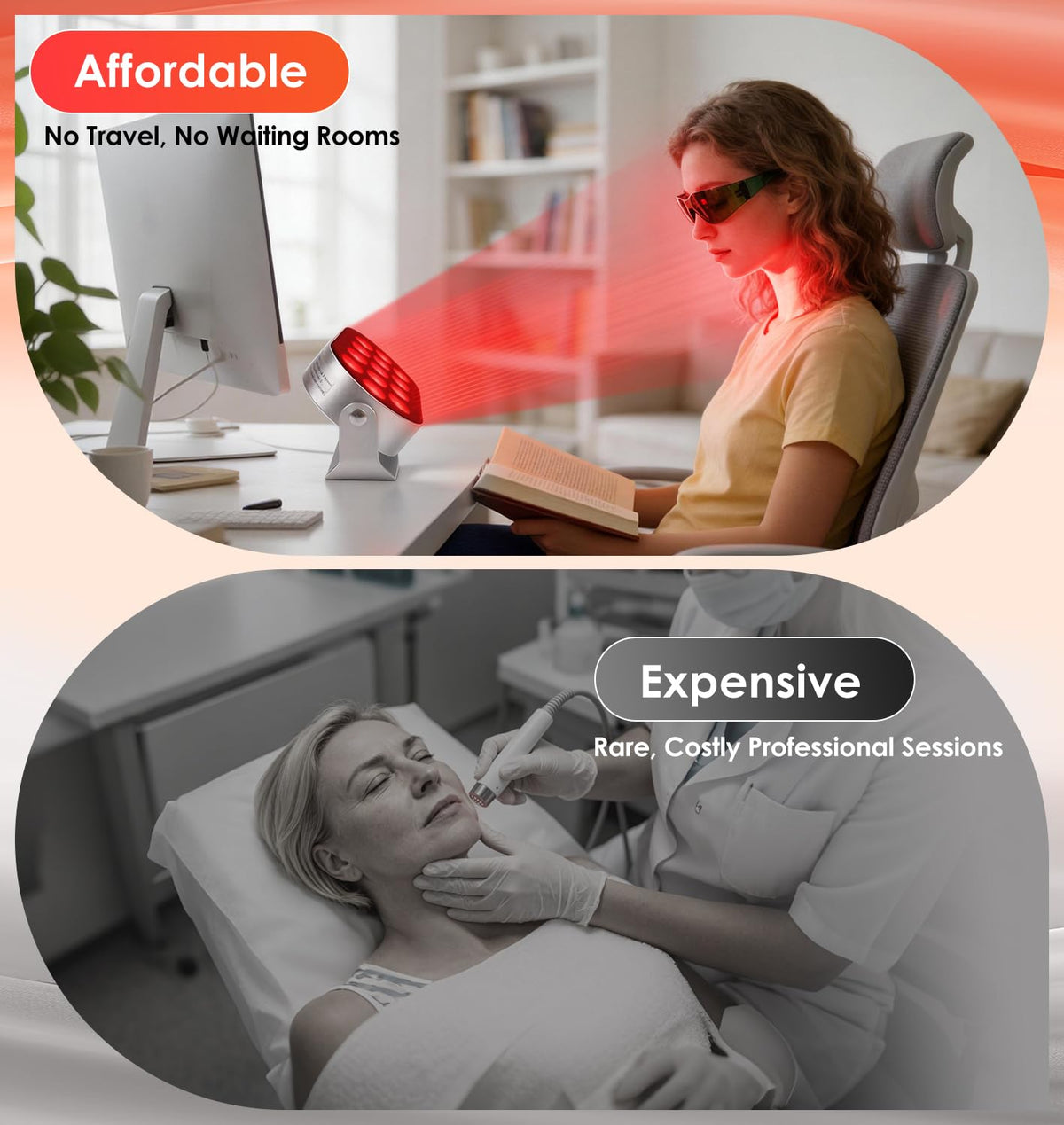 Mini Handheld Portable red Light Therapy Device - DONGRI Official Imagery - 5