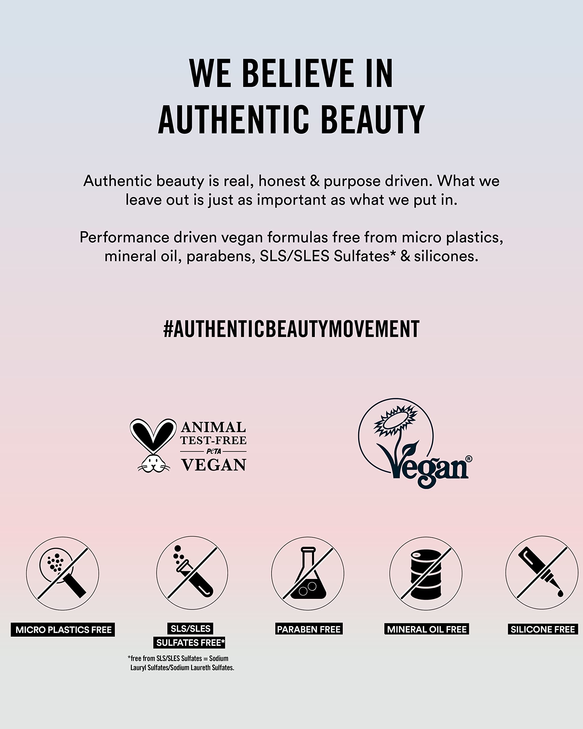 Authentic Beauty Concept solid hair pomade in 2.9 oz, medium hold, shiny finish, suitable for all hair types, vegan and silicone-free