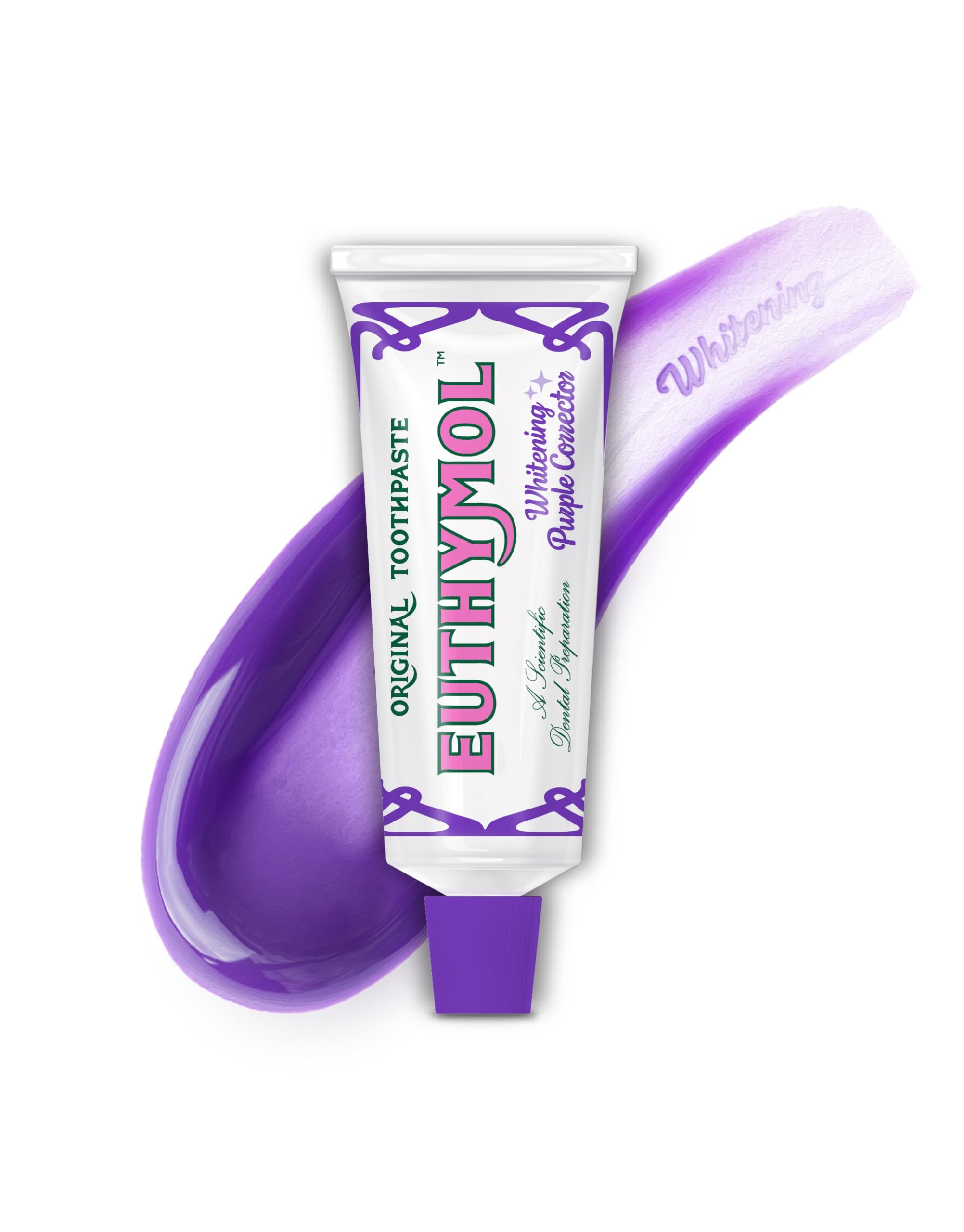 EUTHYMOL Purple Whitening Toothpaste, Instant Brightening | 3.7 - Product Imagery