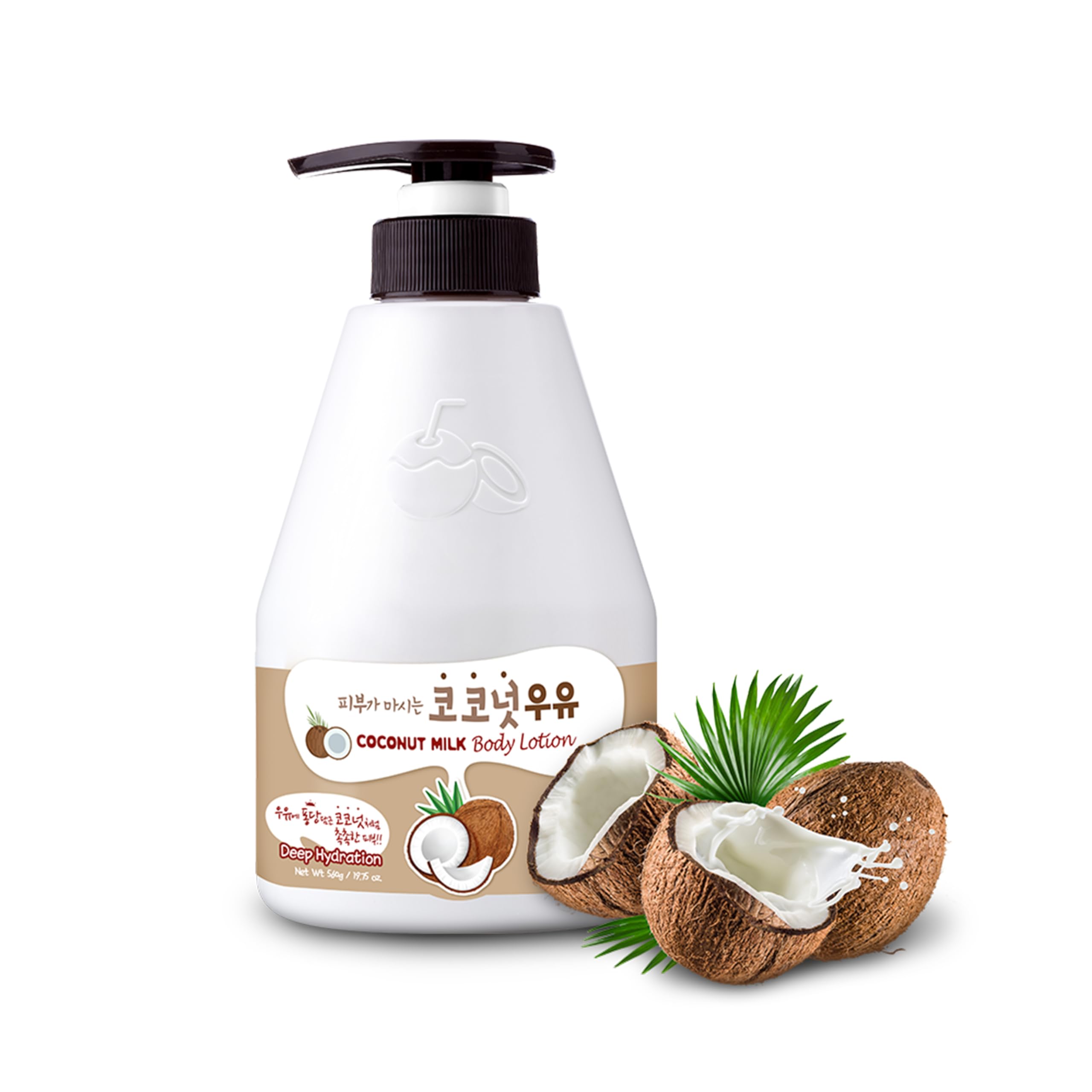 KWAILNARA Coconut Milk Body Lotion (19.75 Fl Oz) – Korean Body - Product Imagery
