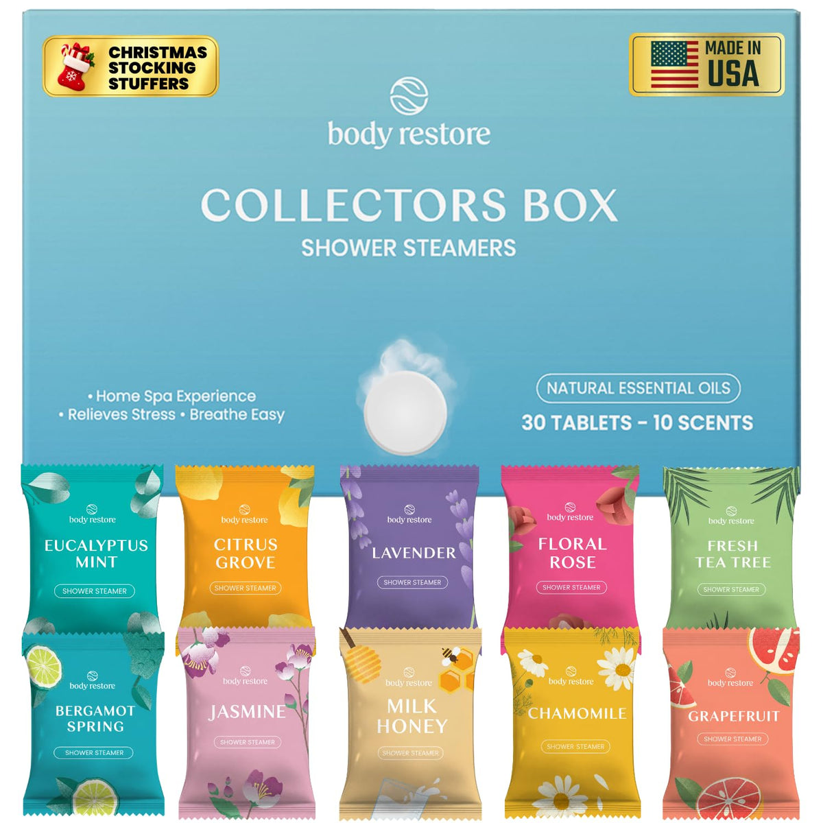 Body Restore Shower Steamers Aromatherapy Gifts for Women - Body Re Official Imagery - 2
