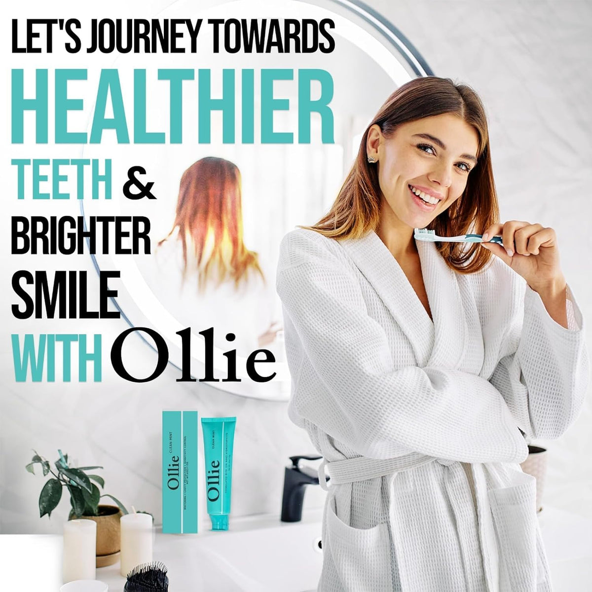 Ollie Fluoride Free 10 Nano Hydroxyapatite Toothpaste Clean - Ollie Official Imagery - 8