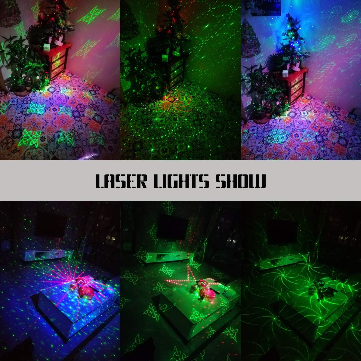 bubusan 2-in-1 Disco Ball Party Lights with Remote, Sound Activated LED Strobe Light for Parties, USB Powered DJ Disco L