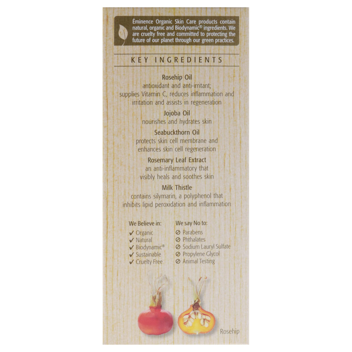Eminence Rosehip Triple C Plus E Firming Oil for Unisex - Eminence Official Imagery - 7