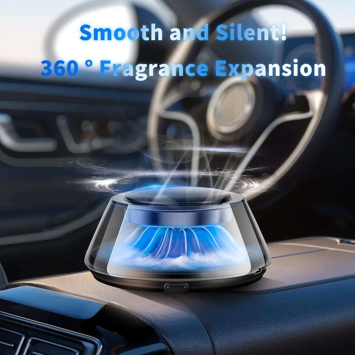 Kwak s Smart Car Air Freshener Diffuser Automatic On Off LED - Kwak's Official Imagery - 6