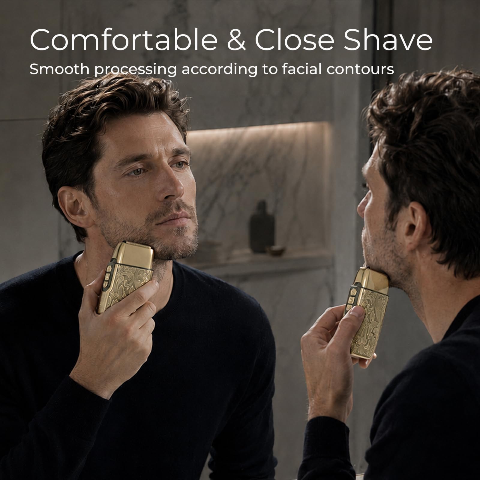 Ufree electric foil shaver for men with a sleek face razor design, ideal for close and comfortable facial hair trimming.