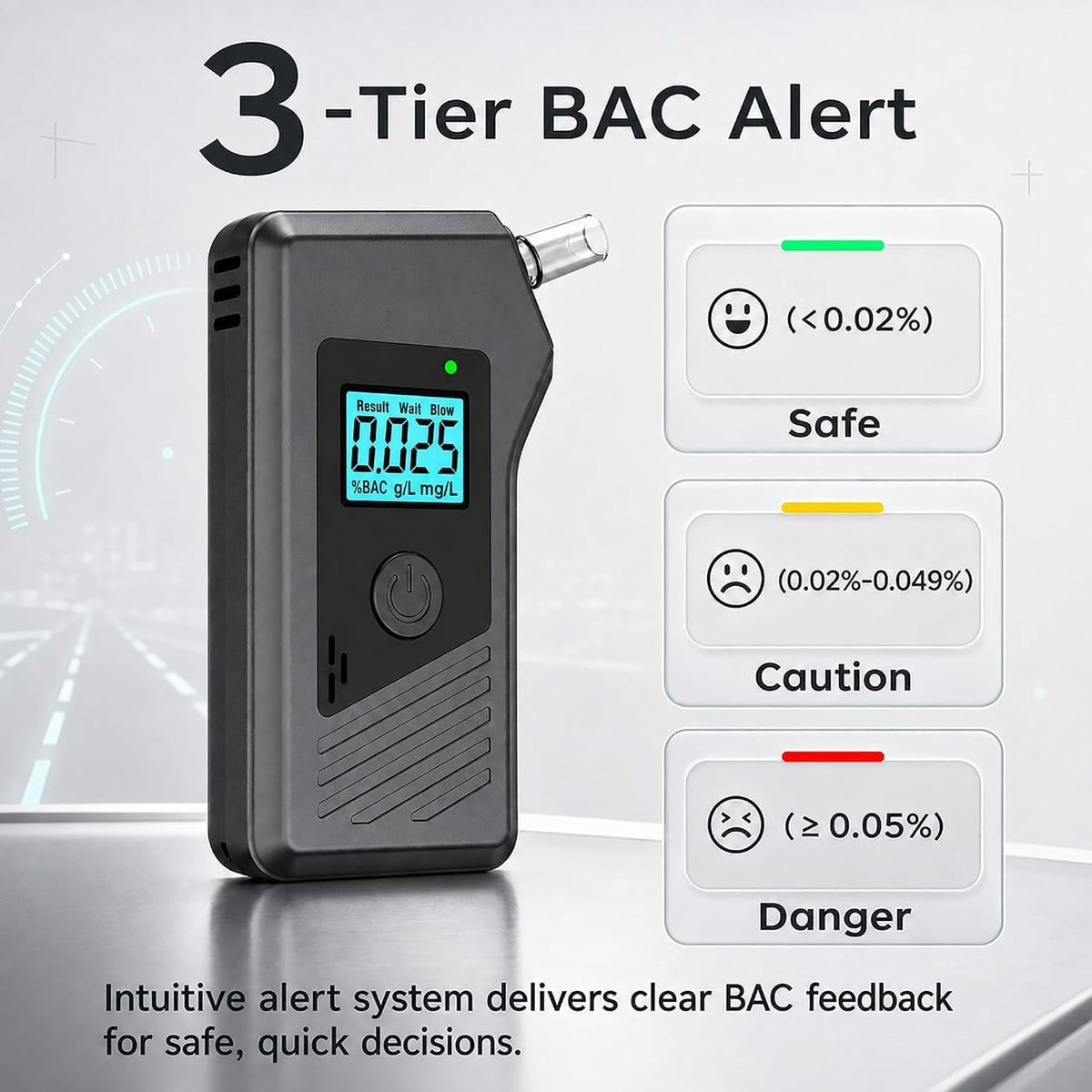 Breathalyzer Portable Breathalyzers for Alcohol with 10 - Cyrixteli Official Imagery - 4