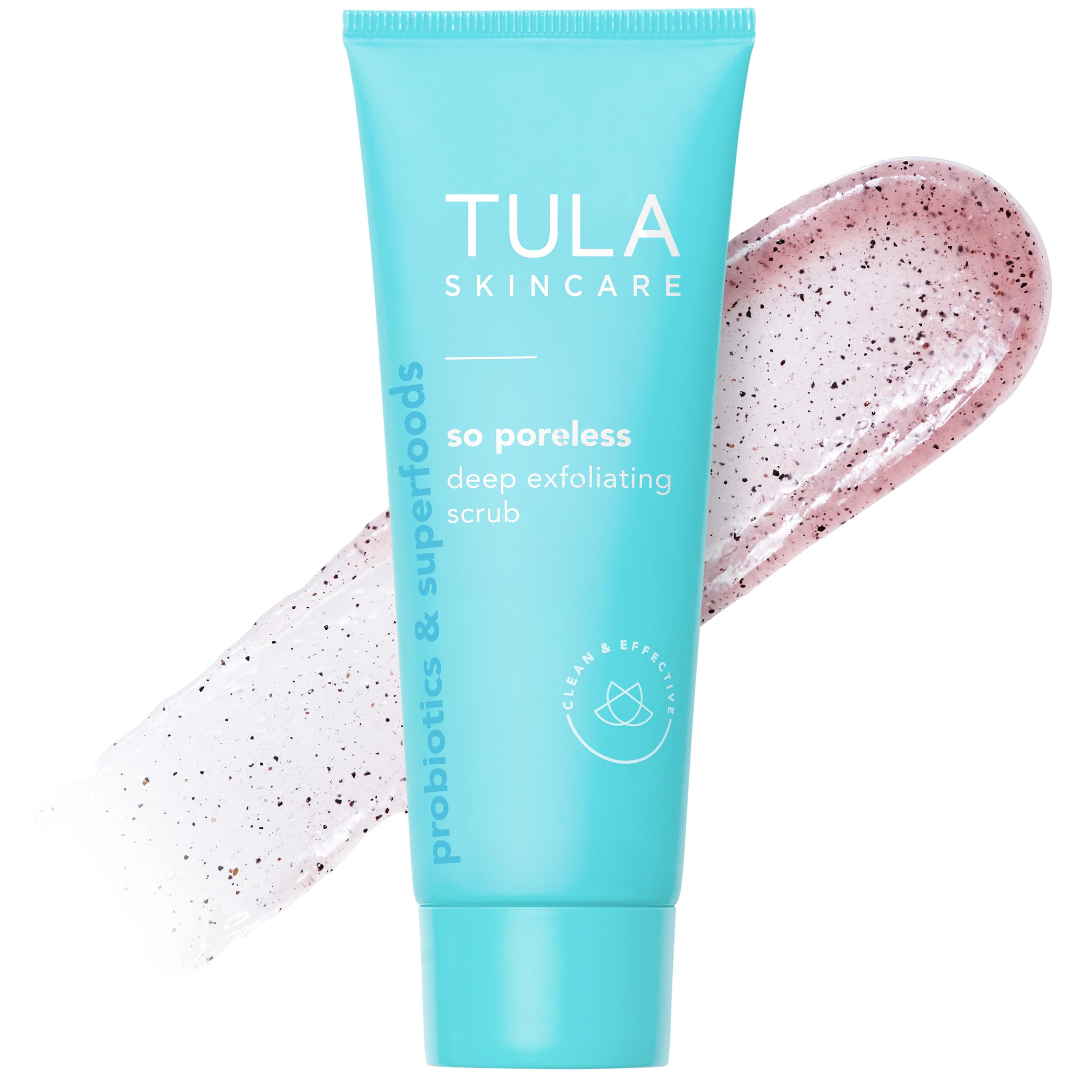 TULA Skin Care So Poreless Exfoliating Blackhead Scrub - - Product Imagery