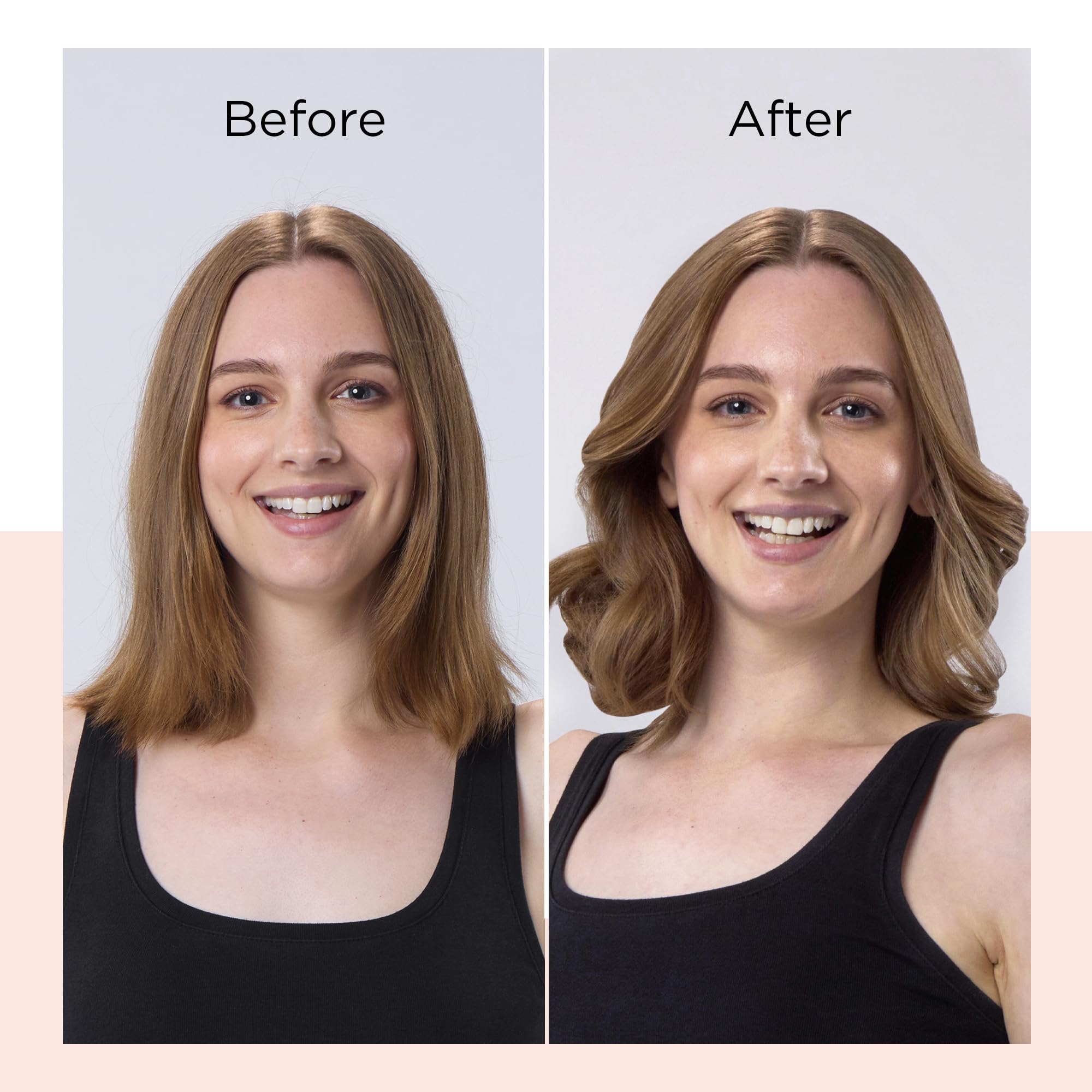 REVLON SmoothStay Coconut Oil heated styling brush, 1-inch hair iron for smooth, styled hair with coconut oil infusion.