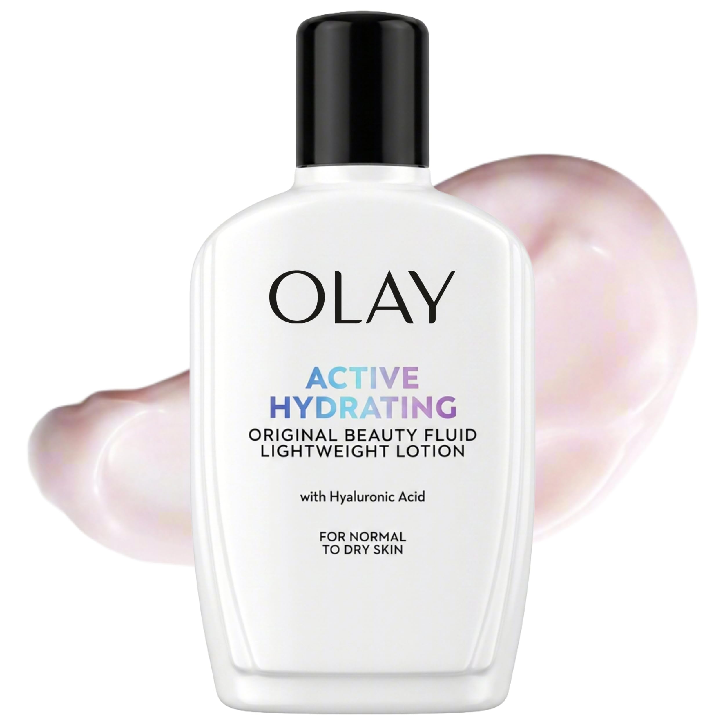 Olay Active Hydrating Beauty Moisturizing Lotion, Hyaluronic - Product Imagery