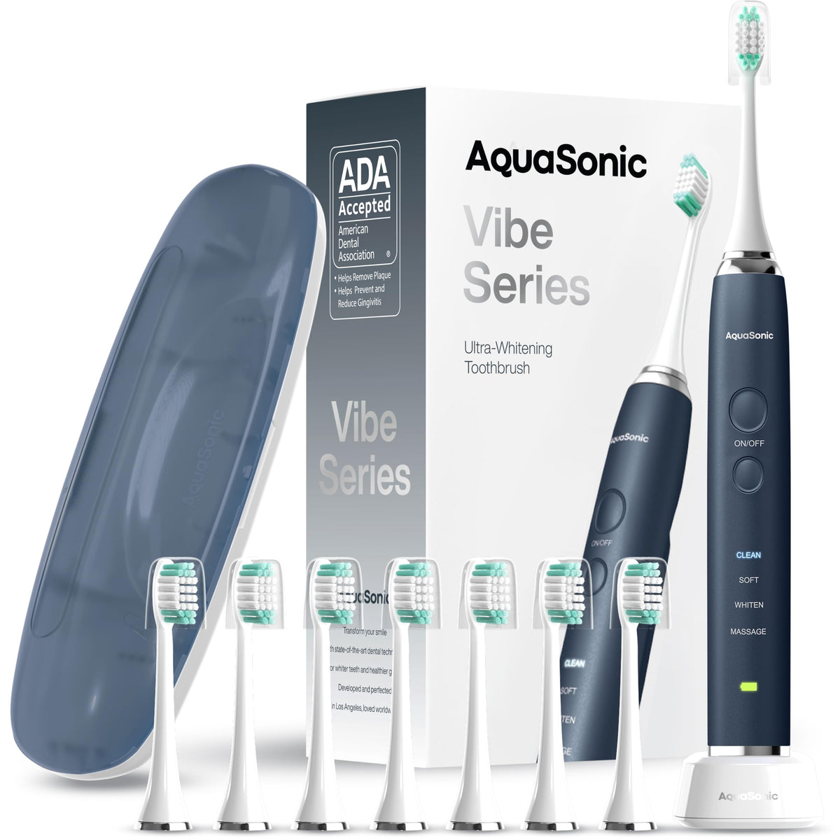 Aquasonic Vibe Series Ultra Whitening Toothbrush ADA - Aquasonic Official Imagery - 2