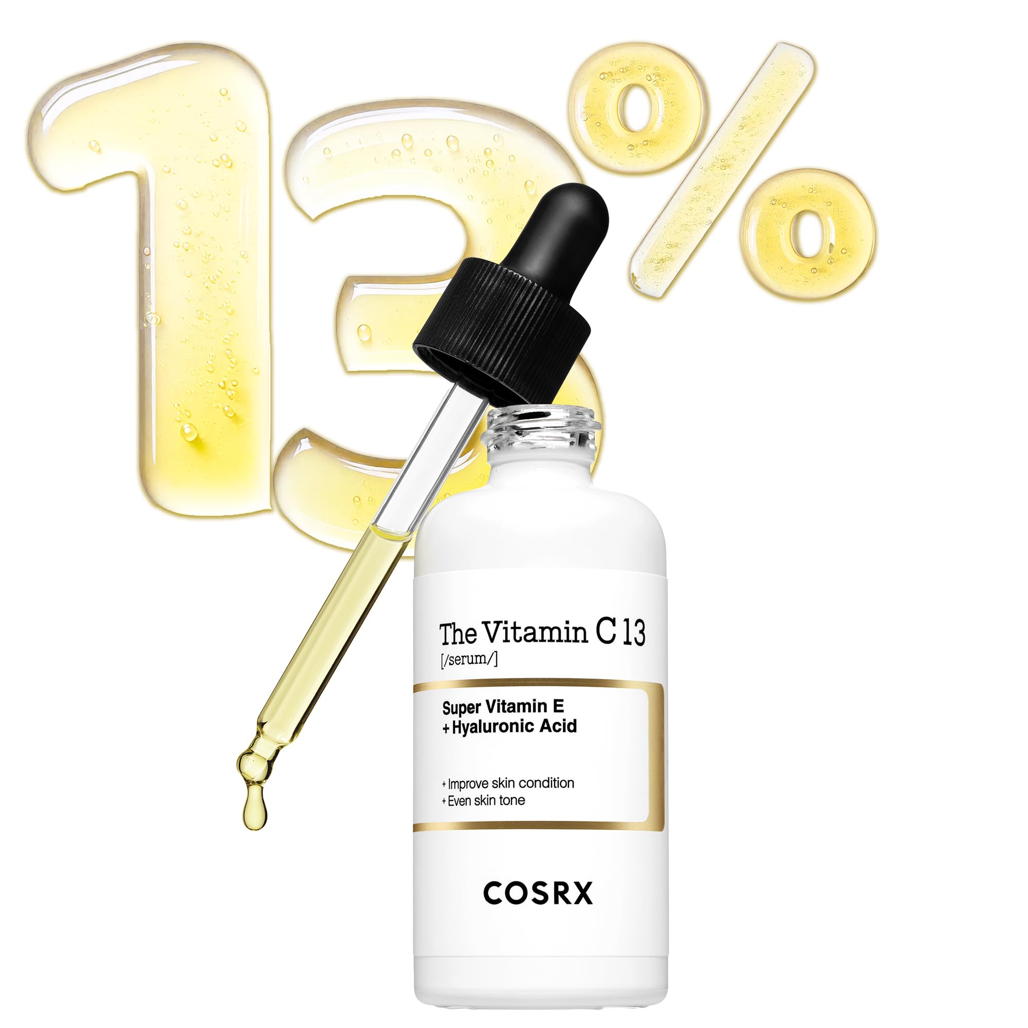 COSRX 13% Pure Vitamin C Serum for Face, Hydrating Facial Serum, - Product Imagery