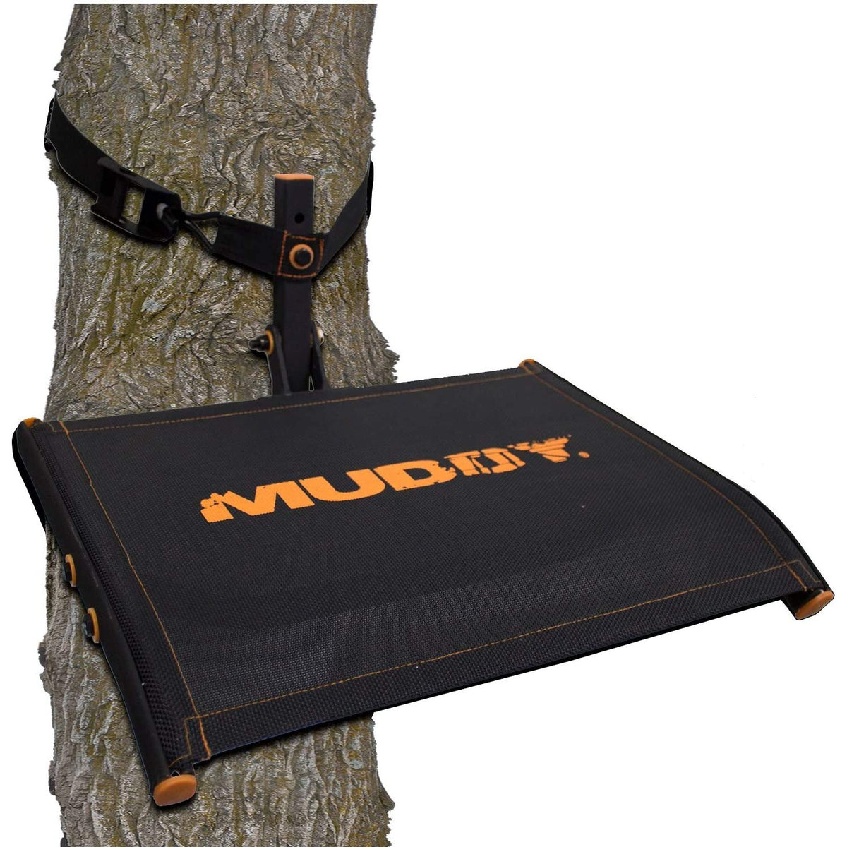 Muddy Ultra Tree Seat for Hang On Tree Stands, Padded Hunting Chair, Steel