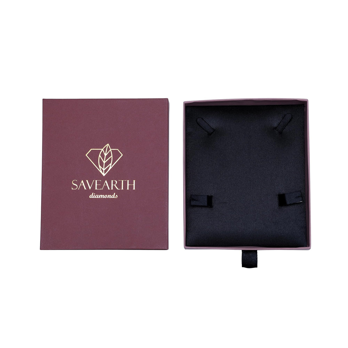 SAVEARTH DIAMONDS Yard Station Necklace Layering Dainty Chain for Women 0.60 To 1.60 CT – alternate angle
