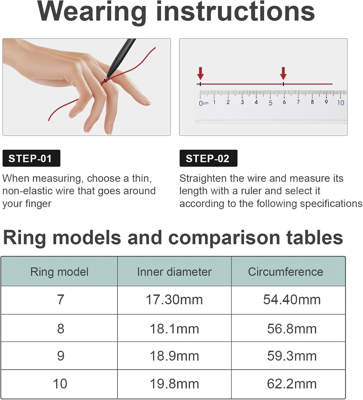 JIANVNUI Smart Ring for Women & Men - Health & Fitness Tracker with Heart Rate, Blood Oxygen, Sleep Monitoring, 128 Spor