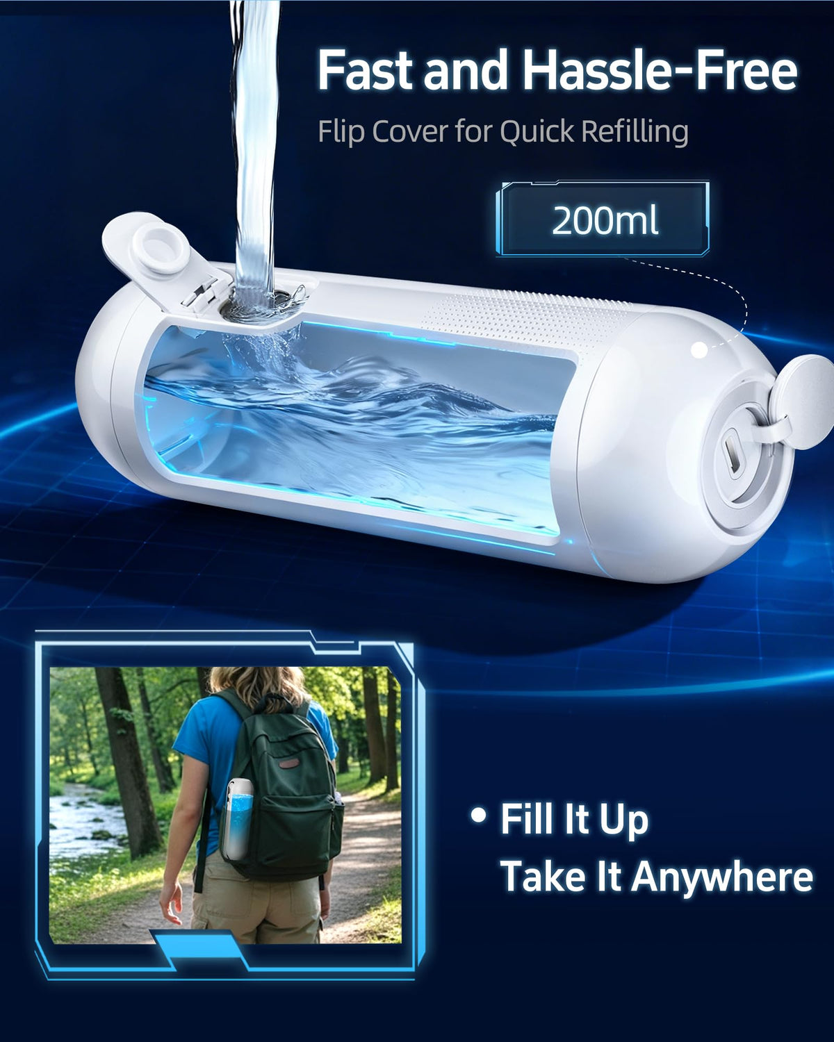 Electric Portable Bidet for Travel Rechargeable USB C - Redsack Official Imagery - 6