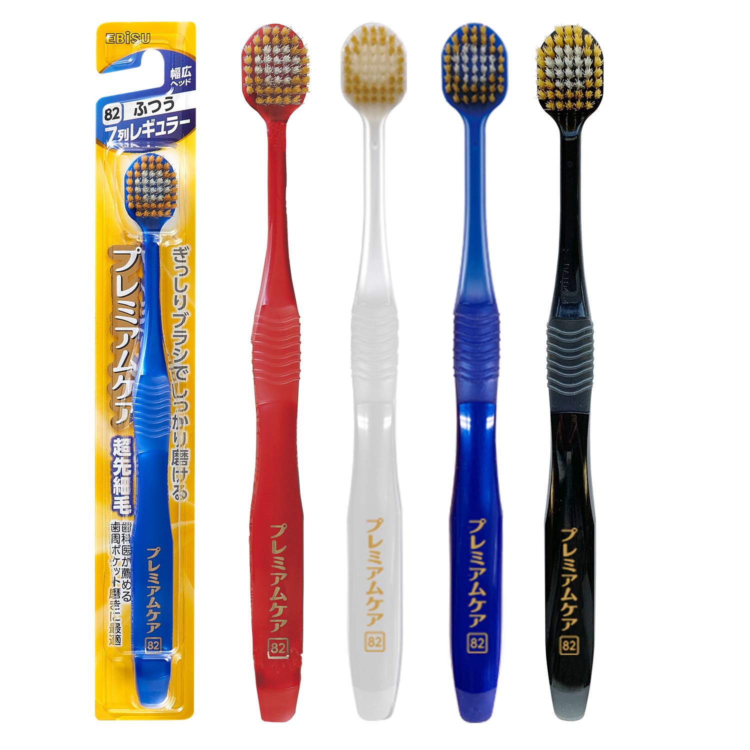 Ebisu Premium Care Toothbrush Wide Usually 3 Pcs - Product Imagery