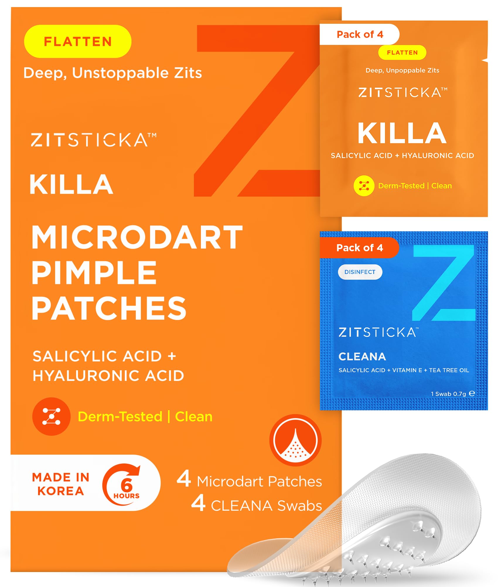 ZitSticka Killa Kit Microdart Pimple Patch For Face, - Product Imagery