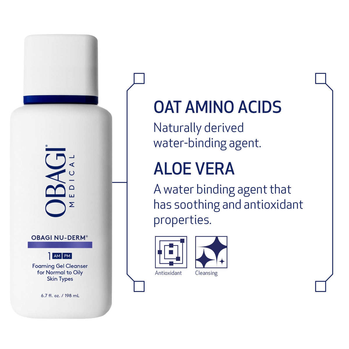 Obagi Nu-Derm Foaming Gel Cleanser for Face – full view