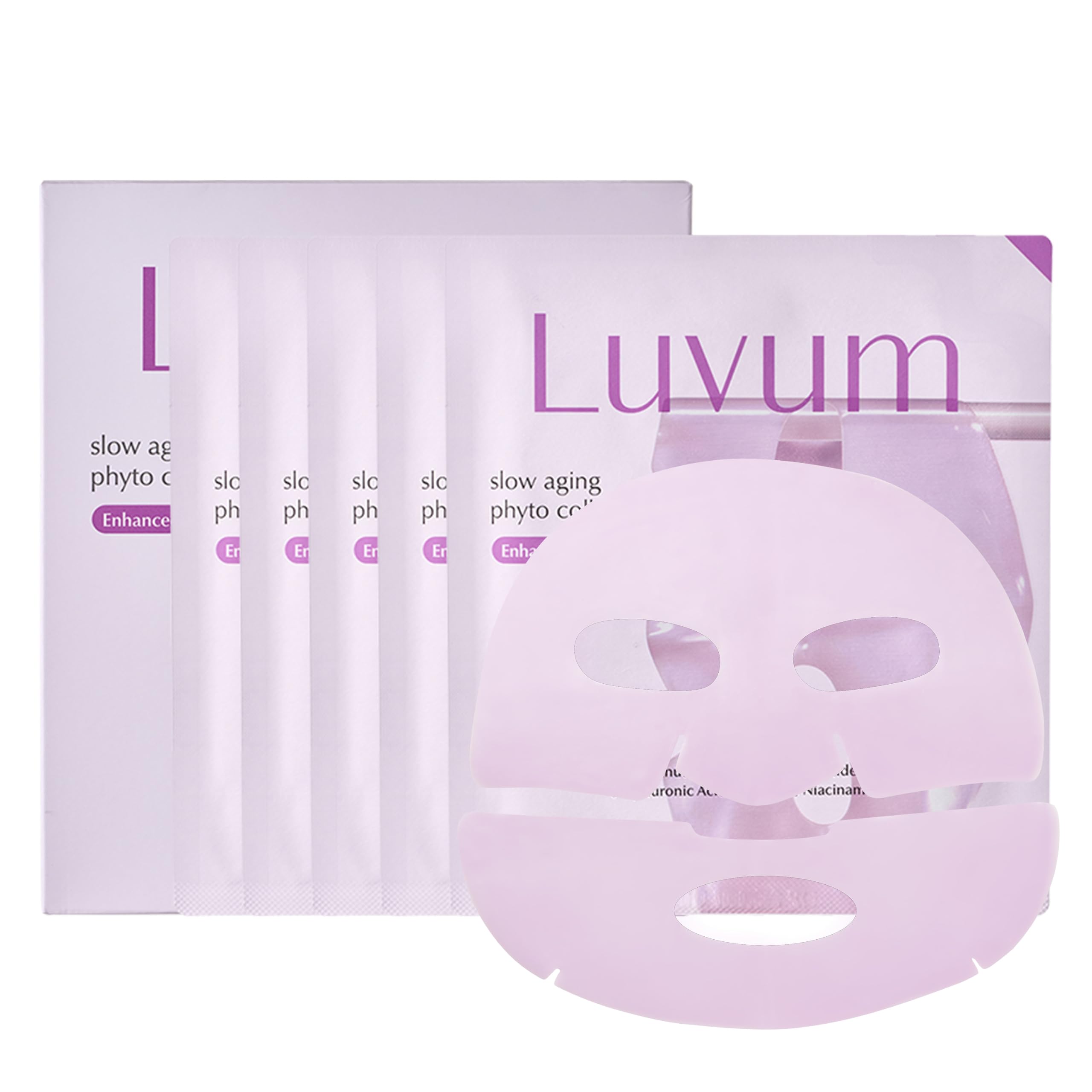 LUVUM Slow Aging Phyto Collagen Gel Mask, Collagen, Overnight - Product Imagery