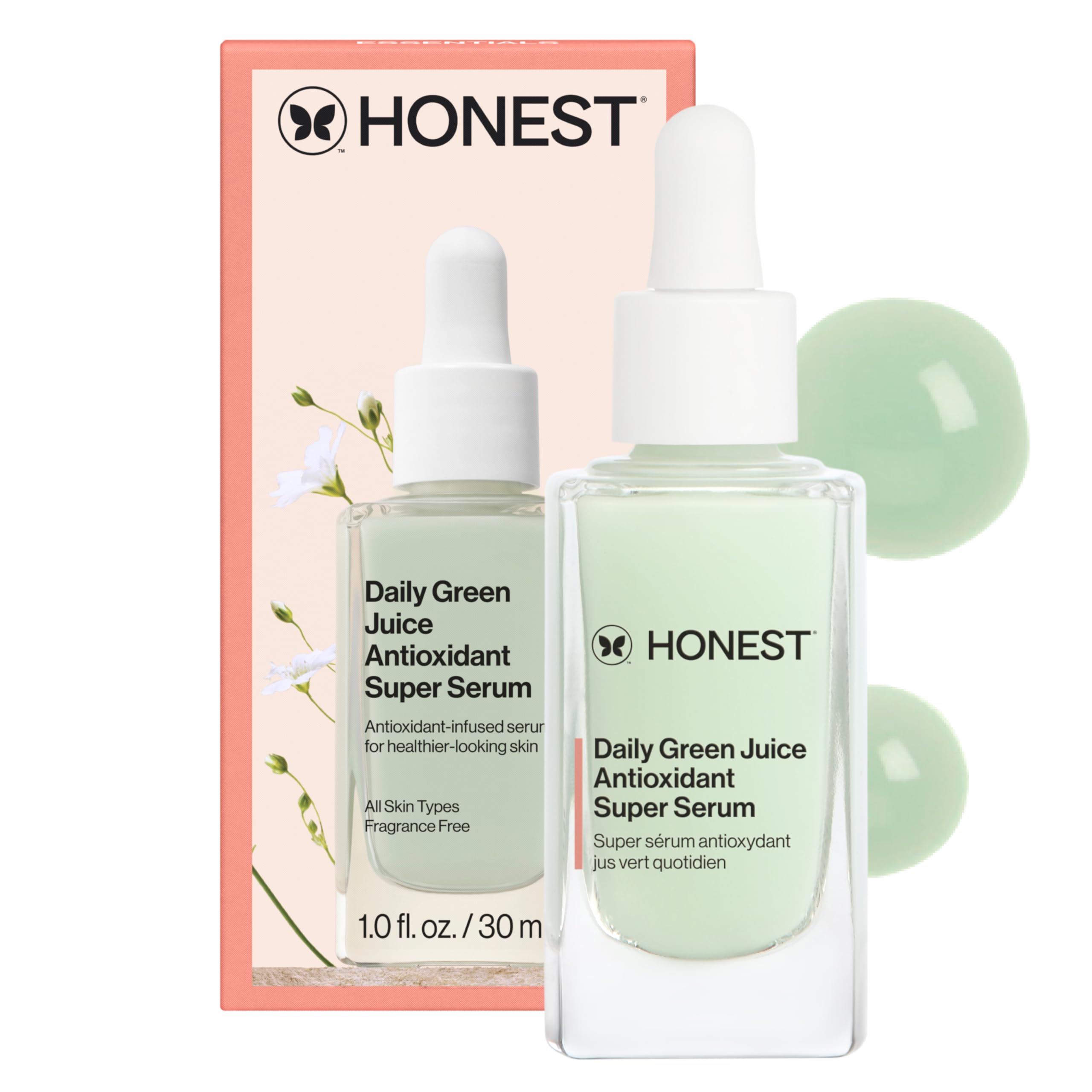 Honest Beauty Daily Green Juice Antioxidant Serum 1oz