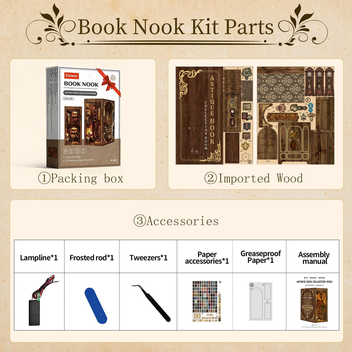 Book Nook Kit - Cuiwos Official Imagery - 8