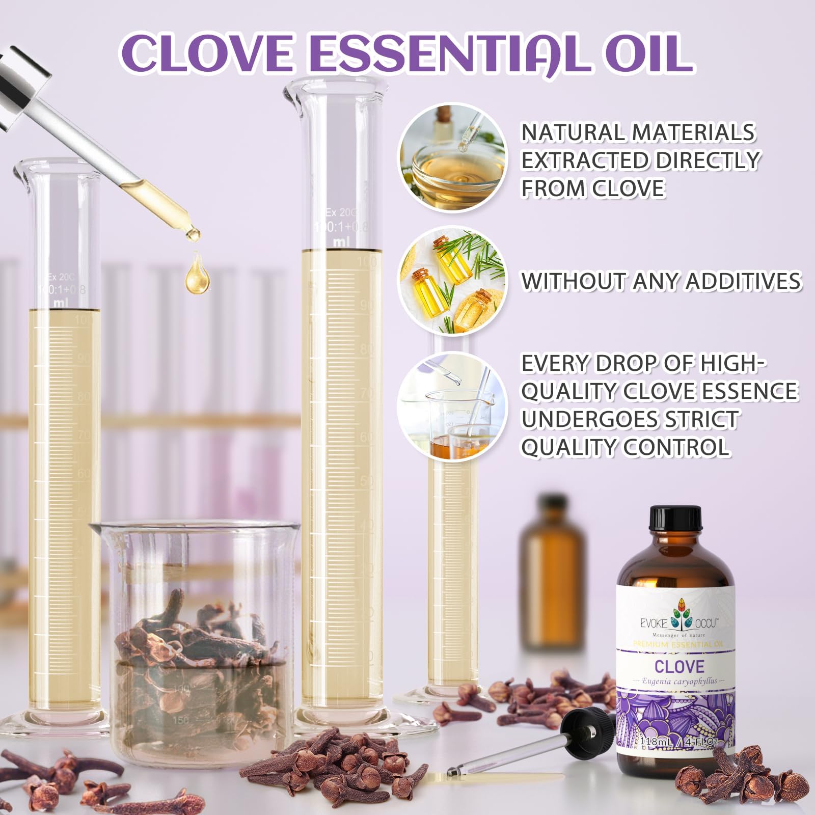 EVOKE OCCU Clove Essential Oil | Teeth, Gums & Skin