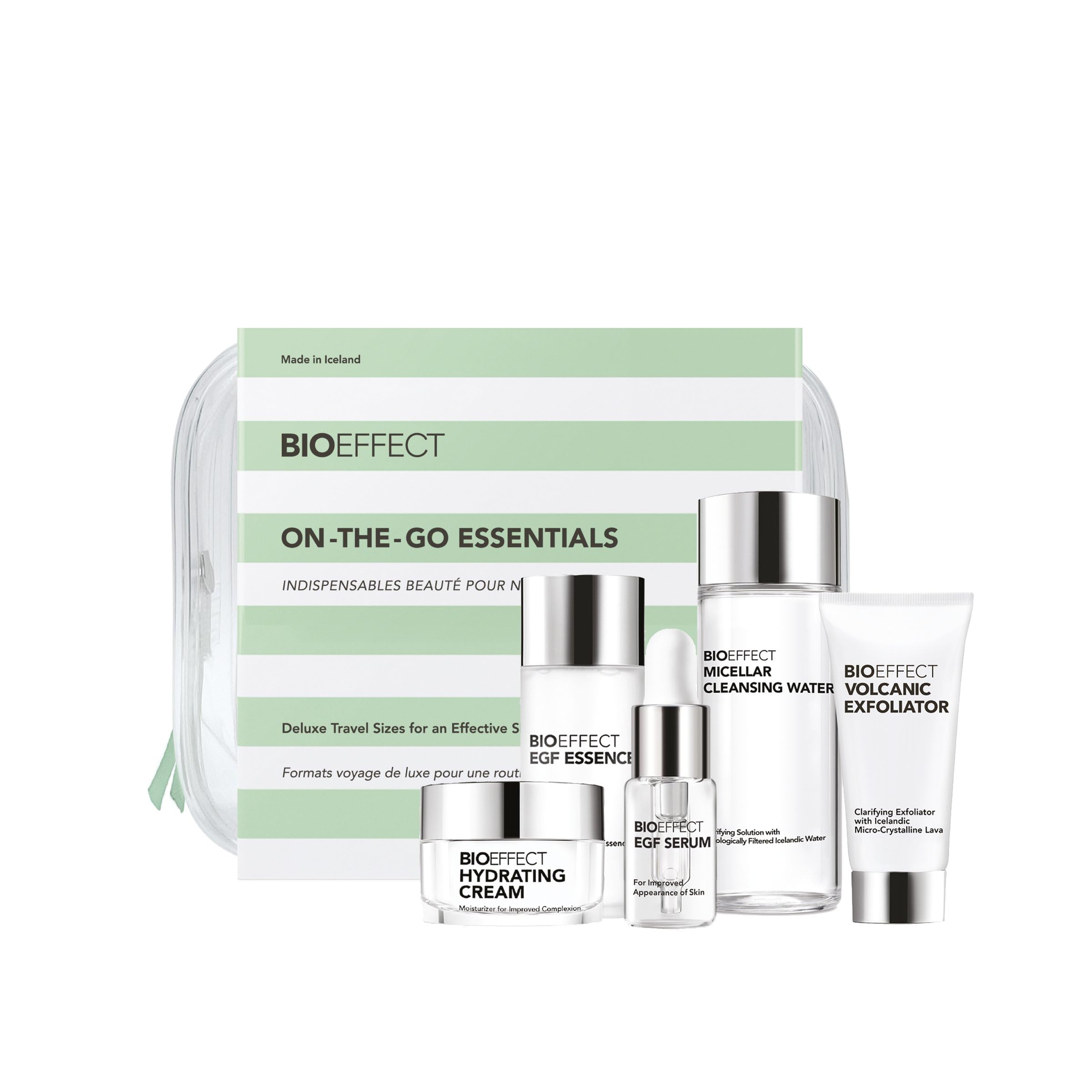 Bioeffect On-The-Go EGF Skincare Set | Anti Aging, Travel Size, - Product Imagery