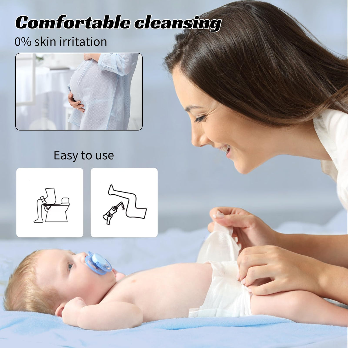 Portable Bidet for Travel Rechargeable Waterproof Sprayer - jutimer Official Imagery - 4