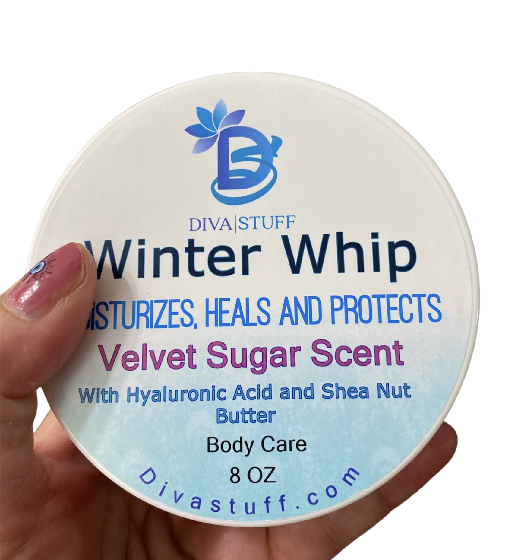 Diva Stuff Velvet Sugar Scent Winter Whip Body Cream, Protects, - Product Imagery