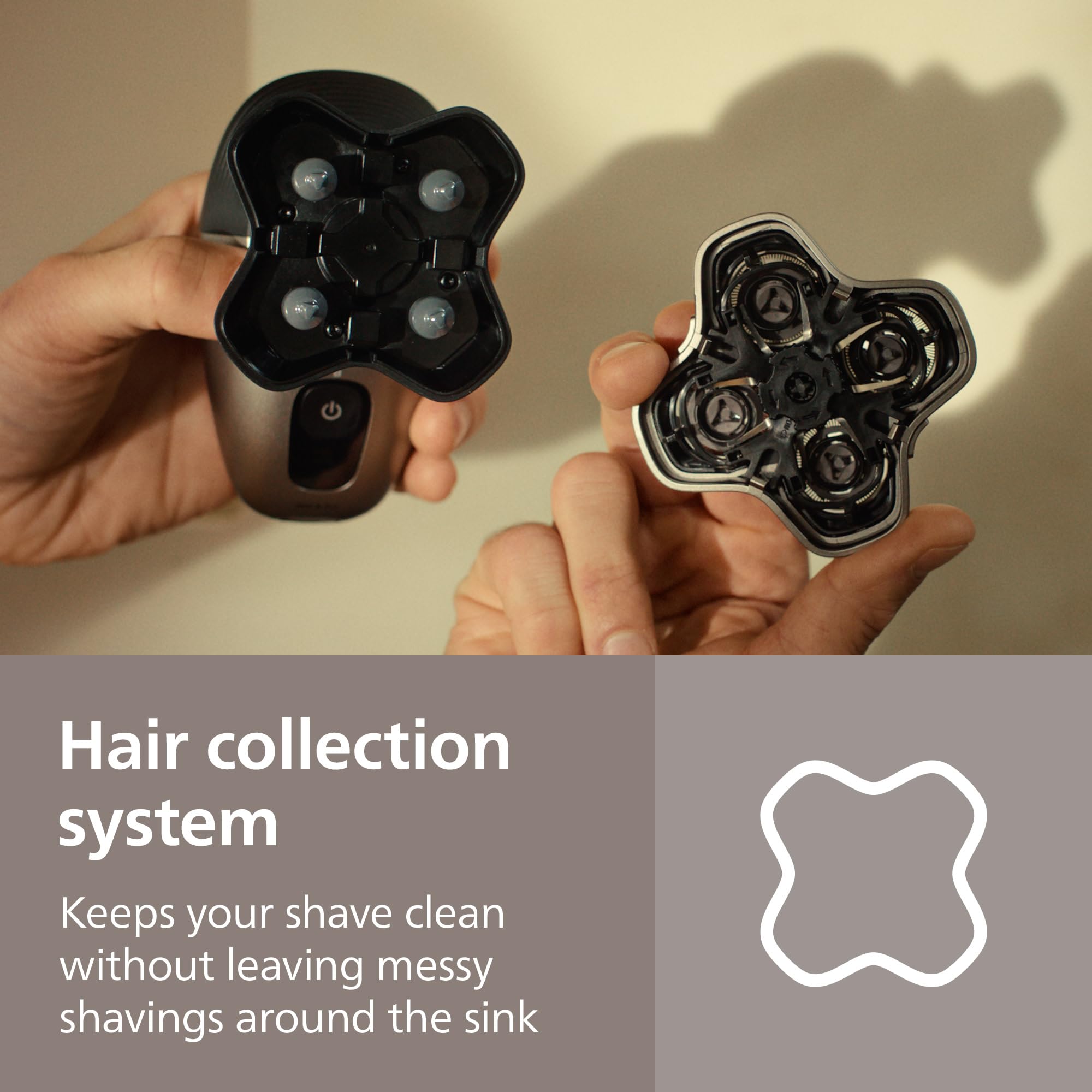 Philips Norelco Head Shaver Pro 9000 electric shaver with sleek design and adjustable head for a clean, gentle shave.