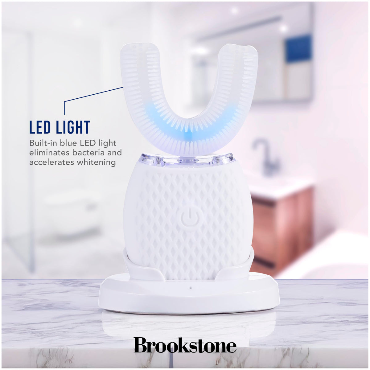 Brookstone - Health & Beauty Device with Personal Care Tool for Home Use – full view