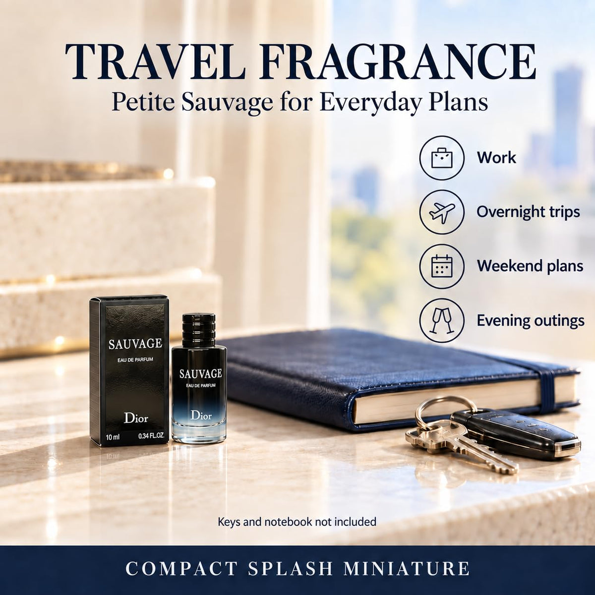 Dior Sauvage Perfume for Men Mini EDP Travel Splash 0 34 - Dior Official Imagery - 8