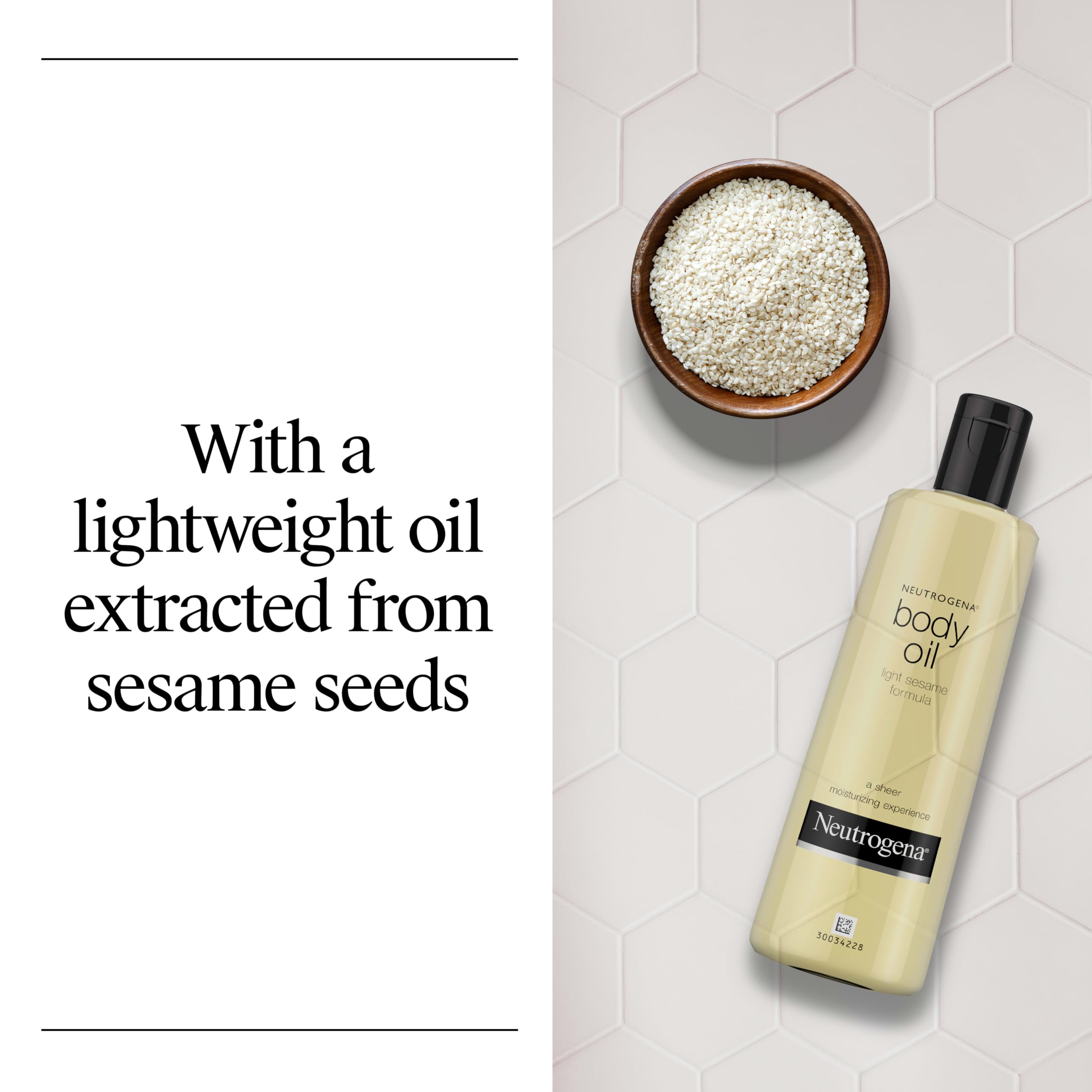 Neutrogena Body Oil Light Sesame Formula, 16 fl. oz