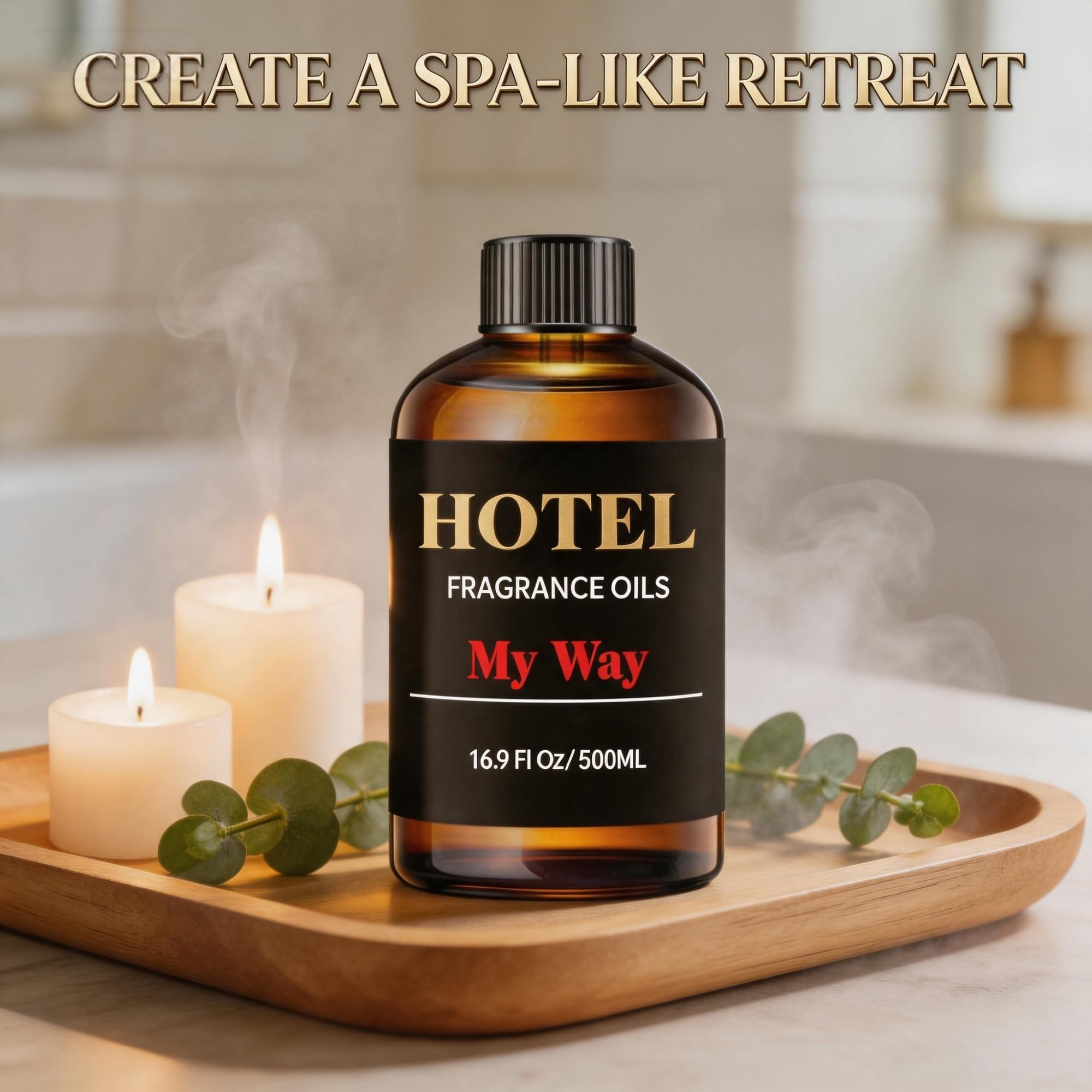 Qiapu My Way diffuser oil bottle with hotel luxury fragrance blend, essential oil for aromatherapy and home scenting.