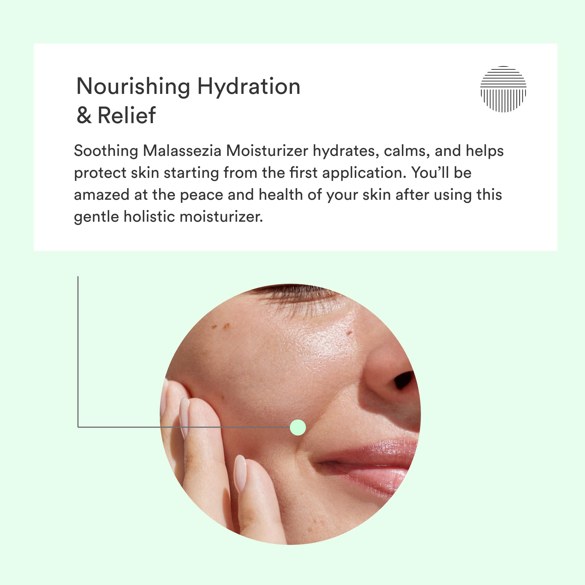 Dermazen Hydrating Facial Moisturizer for dry, flaky, itchy skin in a 2oz jar, showing the cream texture and packaging.