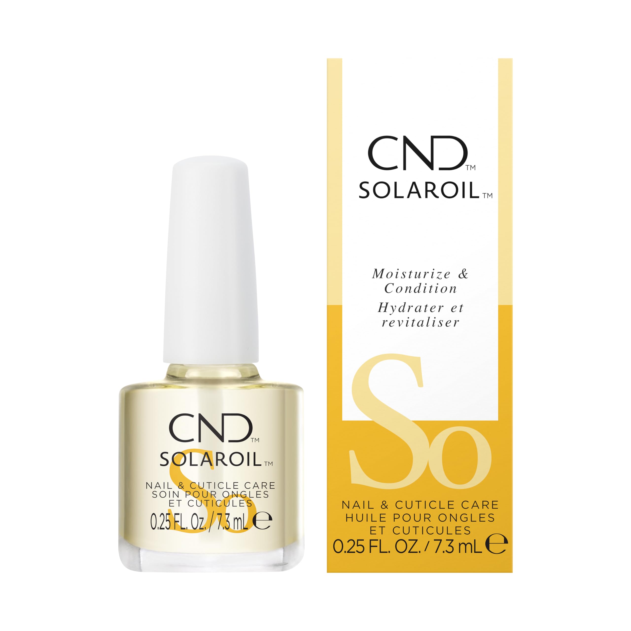 CND SolarOil Cuticle Oil, Nail & Cuticle Care, 0.25 fl oz