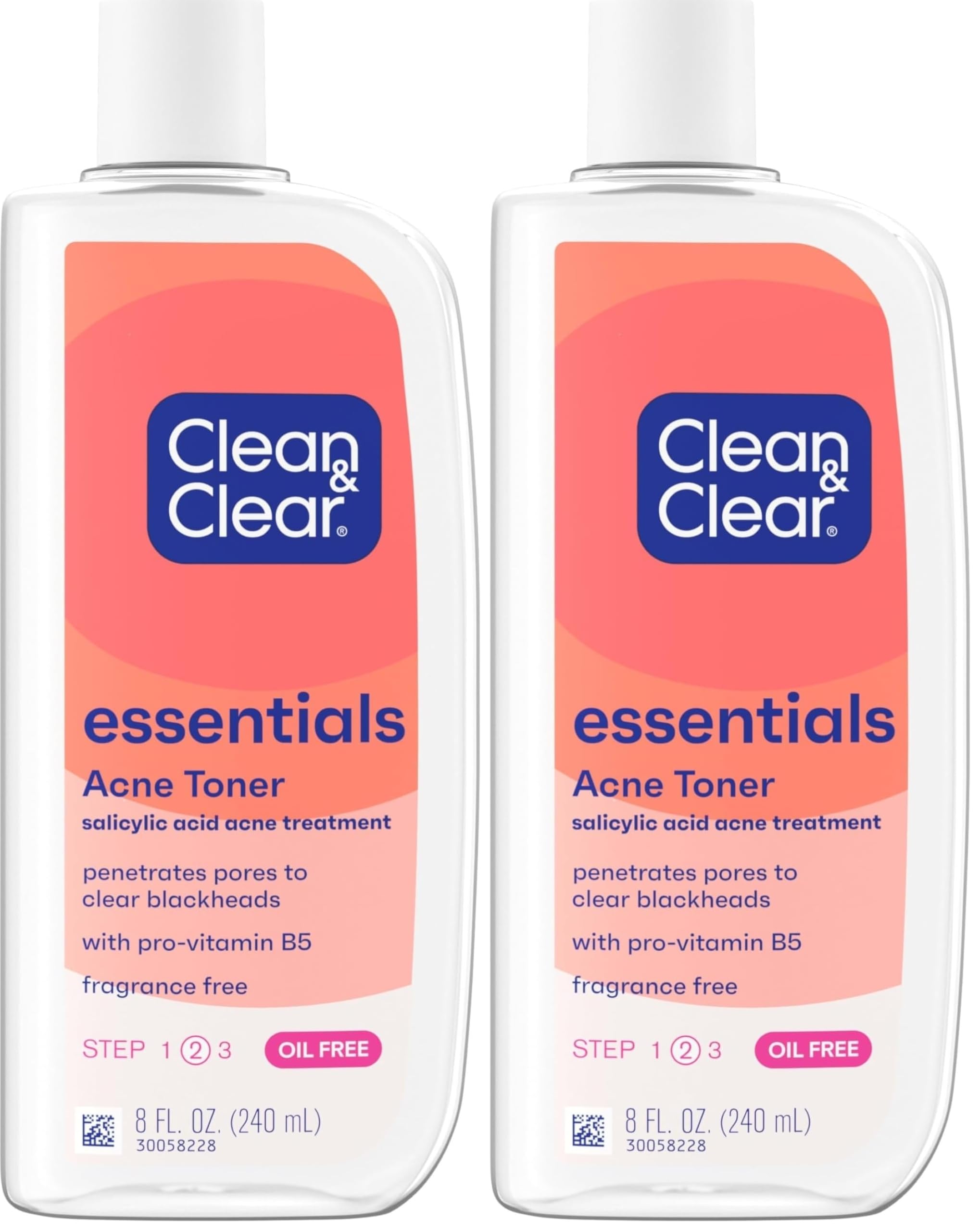 Clean & Clear Essentials Oil-Free Acne Toner, 2% Salicylic Acid - Product Imagery