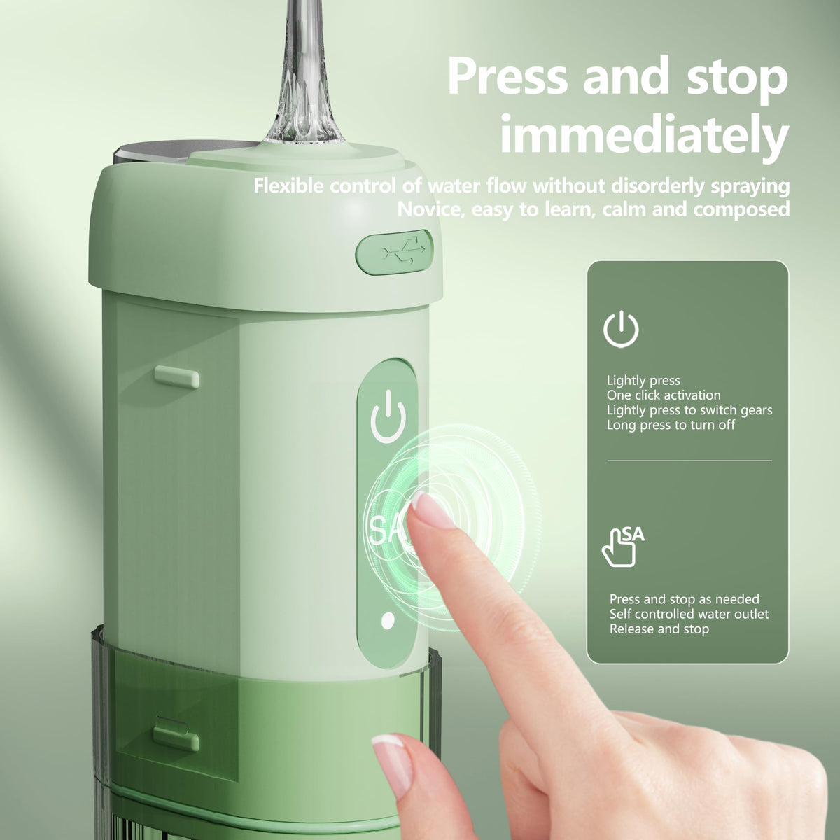 Portable Water Flosser - Premium Selection Official Imagery - 5