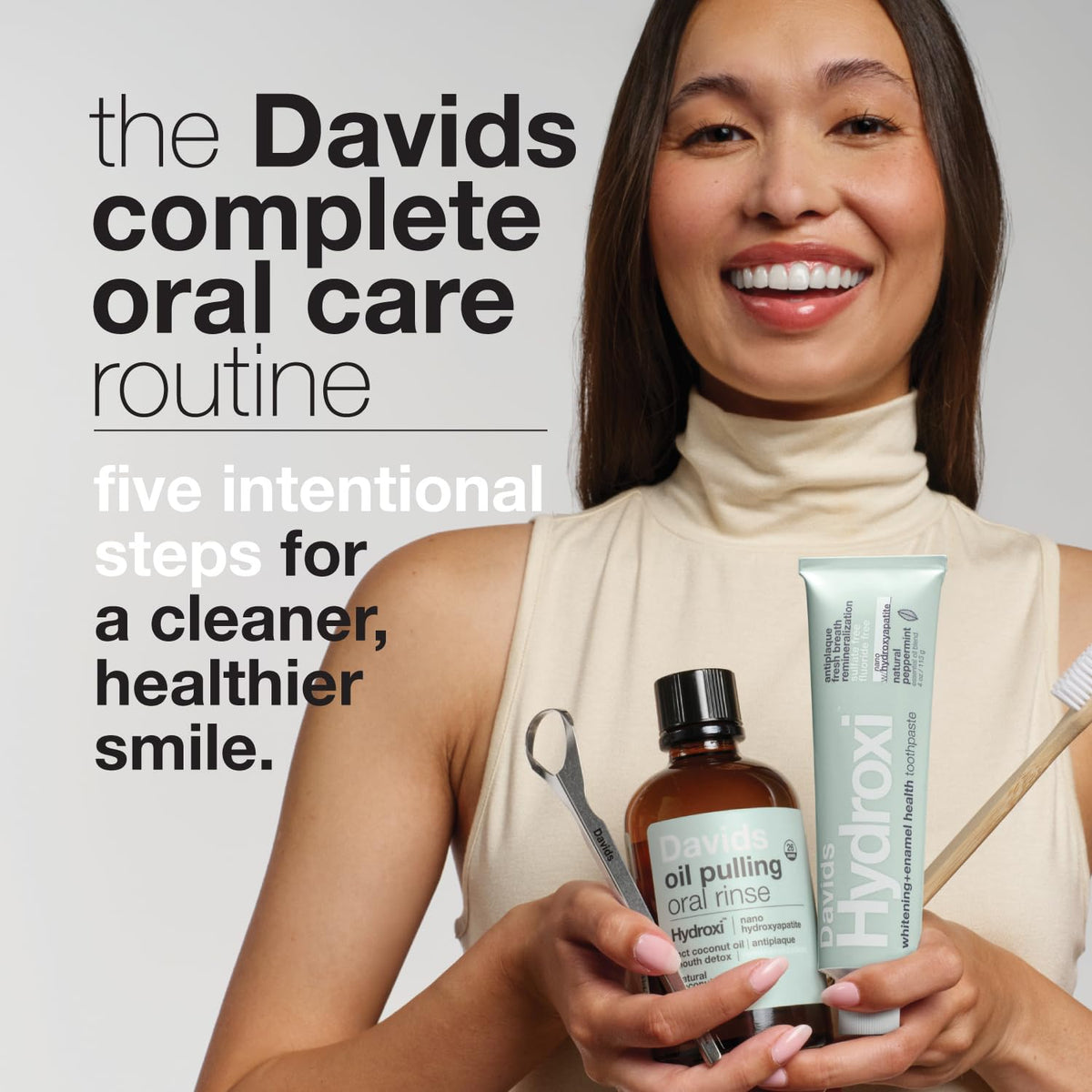 Davids Nano Hydroxyapatite 6 Piece Oral Care Routine Kit - Davids Official Imagery - 3
