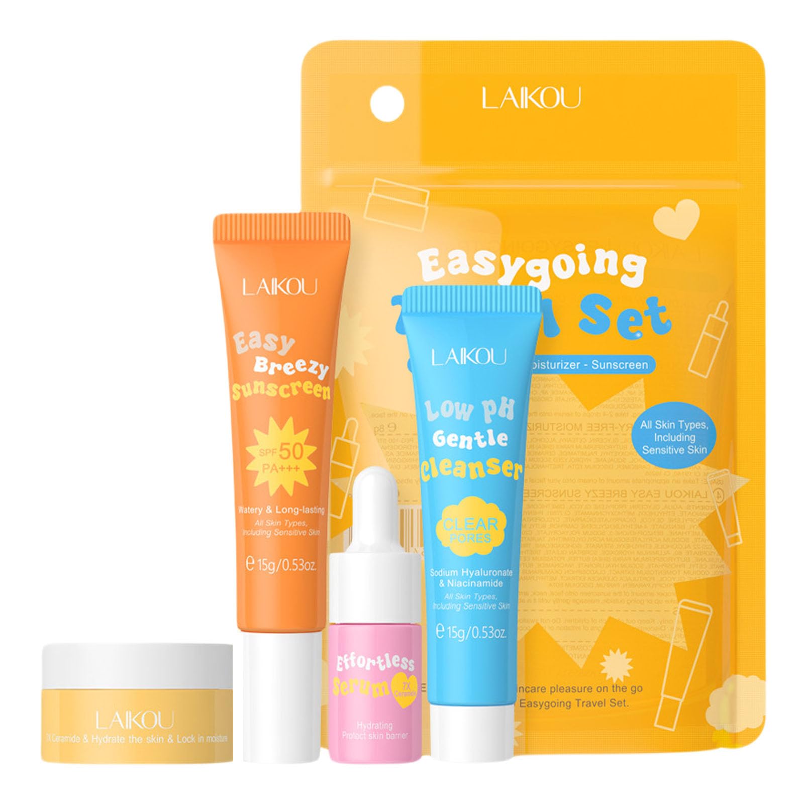 Hydrating Skin Care Set Travel Kit, Gifts for Women and Teenage - Product Imagery