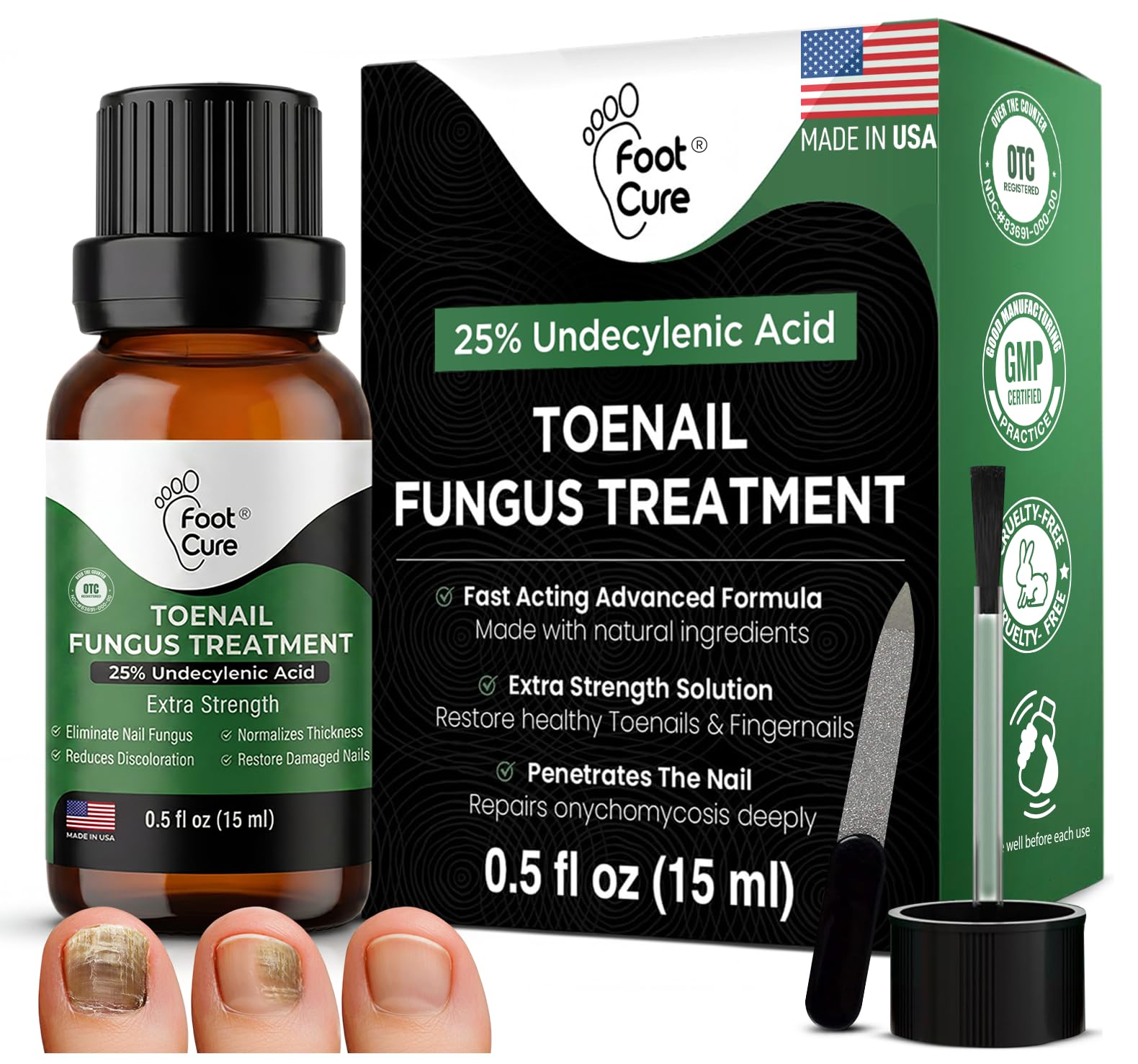 Toenail Fungus Treatment Extra Strength for Ingrown and - Product Imagery