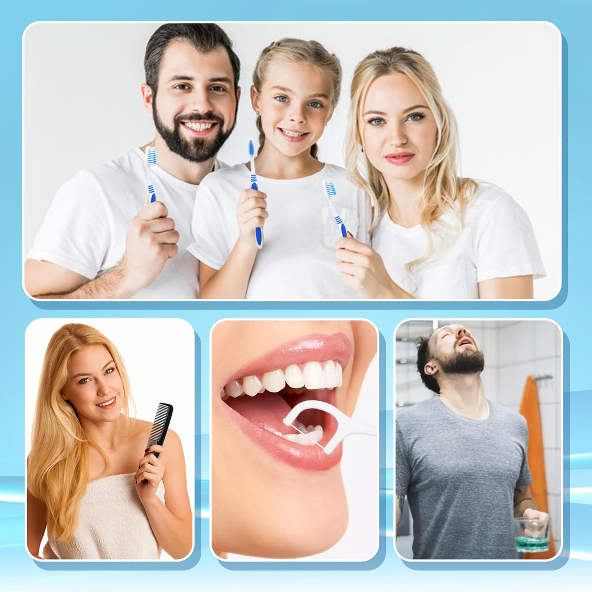 SLequipo 30 set Travel Toothbrush Kit Bulk Toothbrushes Set for Travel – alternate angle