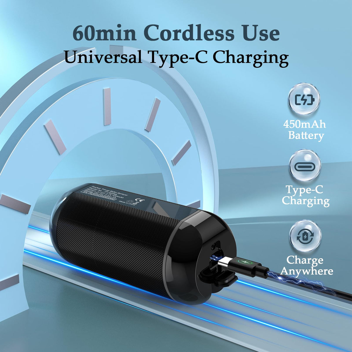 Portable Bidet for Travel Rechargeable Waterproof Sprayer - jutimer Official Imagery - 8