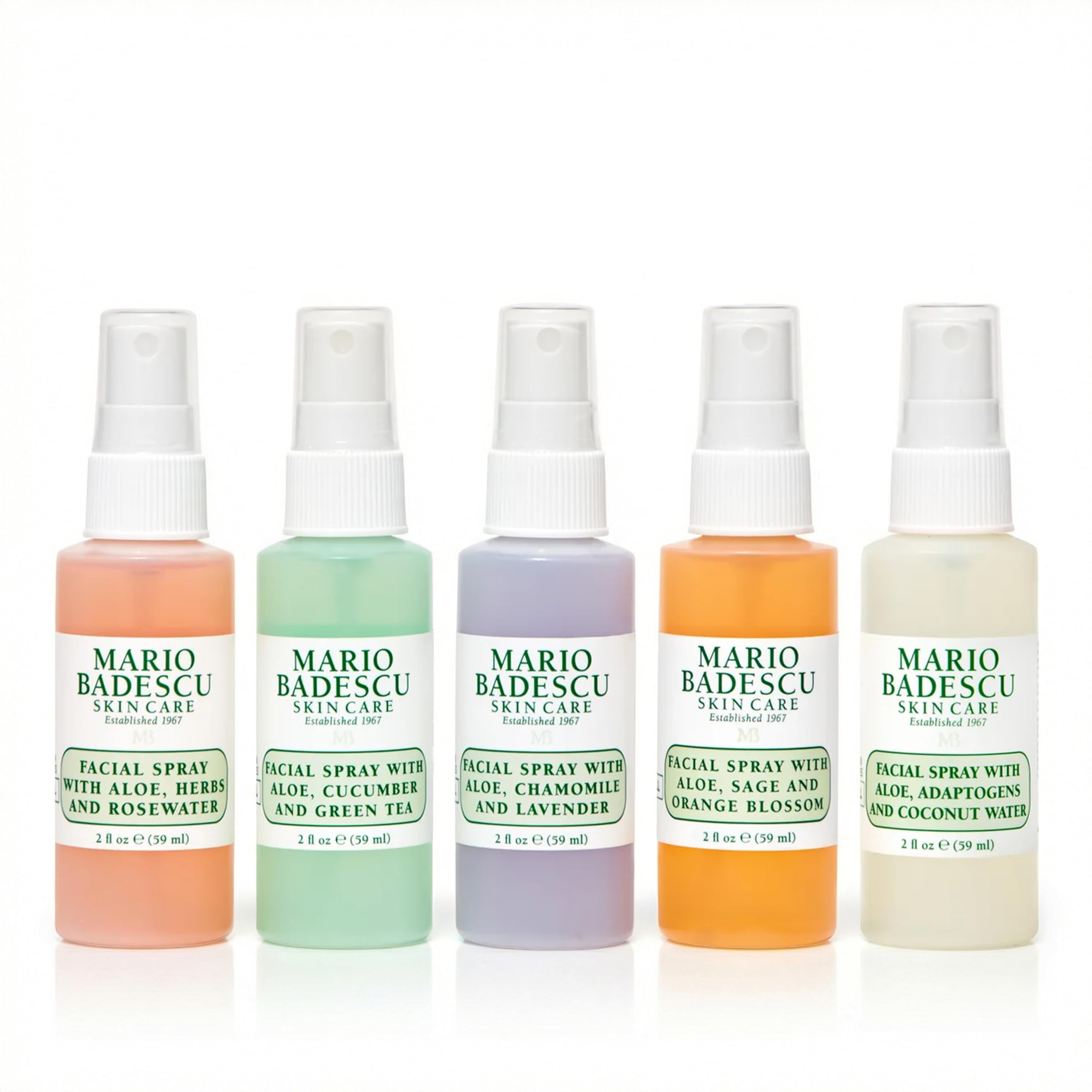 Mario Badescu Facial Spray Collection with Rose Water, Cucumber, - Product Imagery