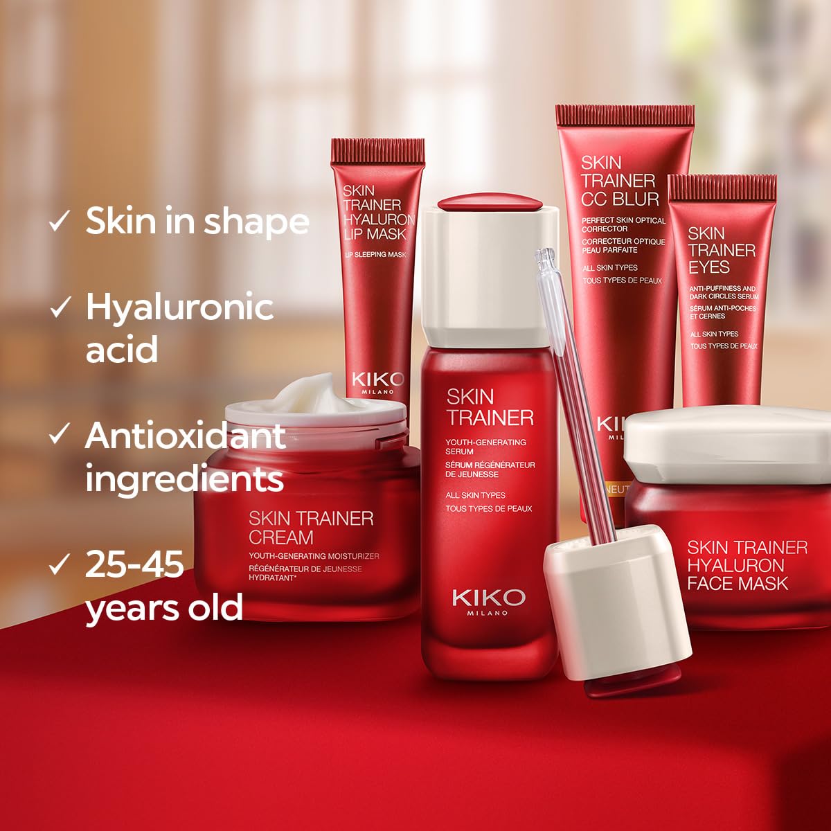 KIKO Milano Skin Trainer Hyaluron Face Mask with Hyaluronic Acid – product photo (Masks)
