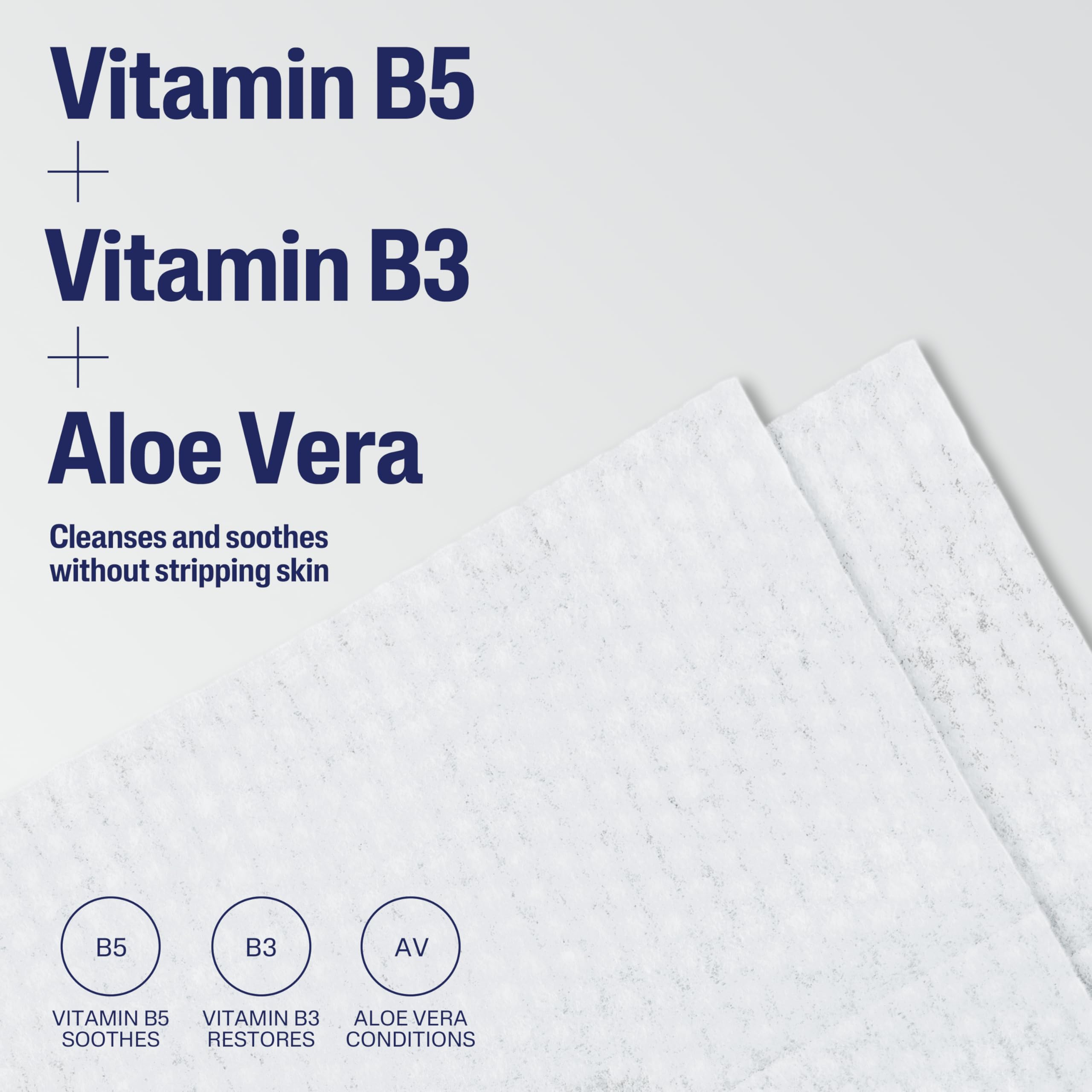 Cetaphil fragrance-free cleansing face and body wipes, 50 count per pack, two-pack, gentle skin cleaning and refreshing.