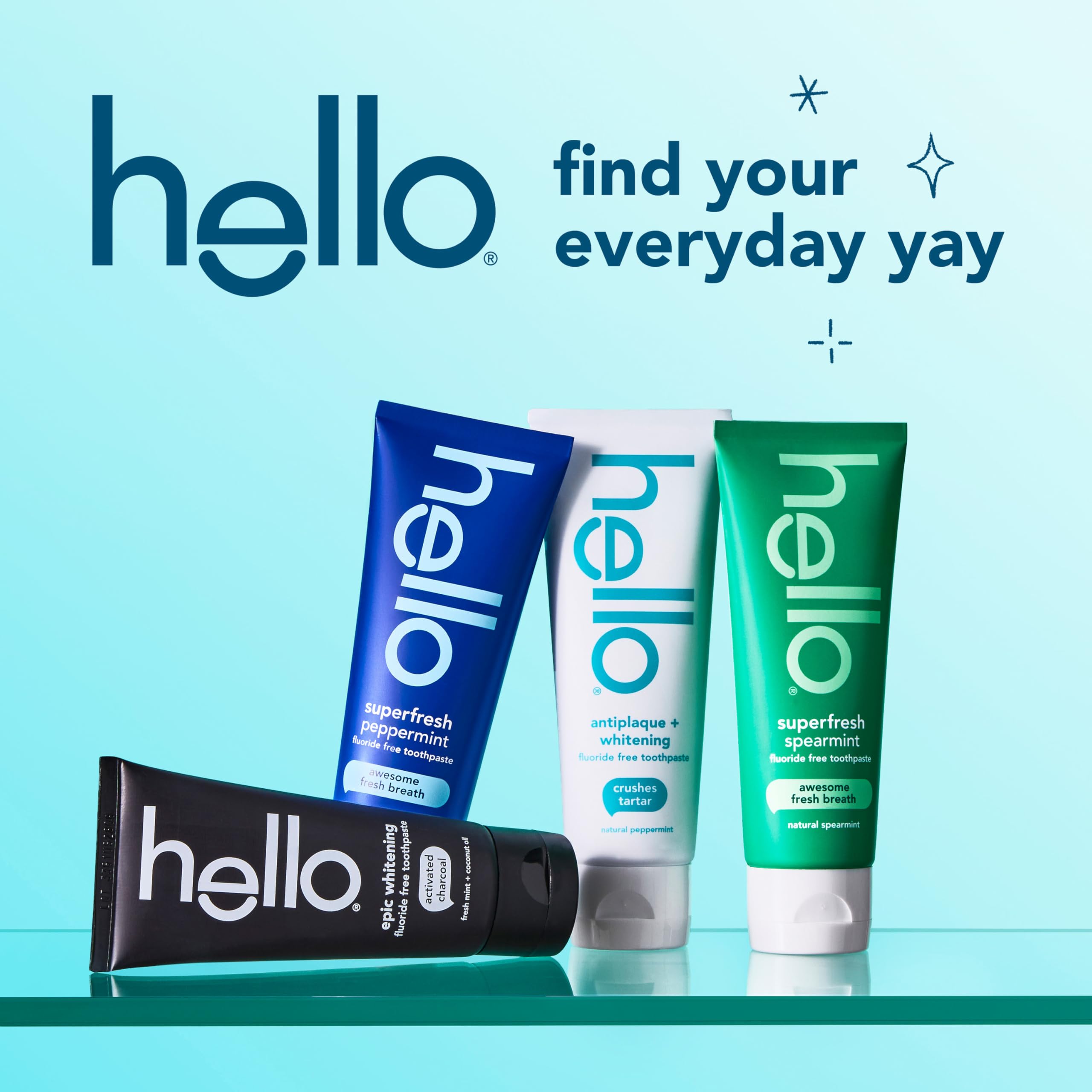 Hello Superfresh Fluoride Free Toothpaste 3-Pack 5oz